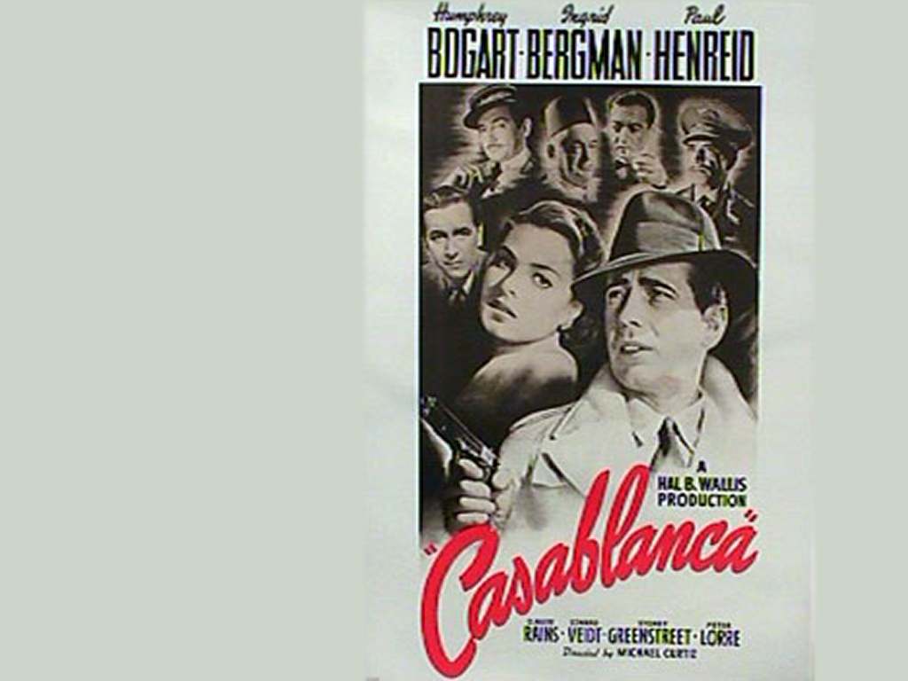 Casablanca posters wallpaper