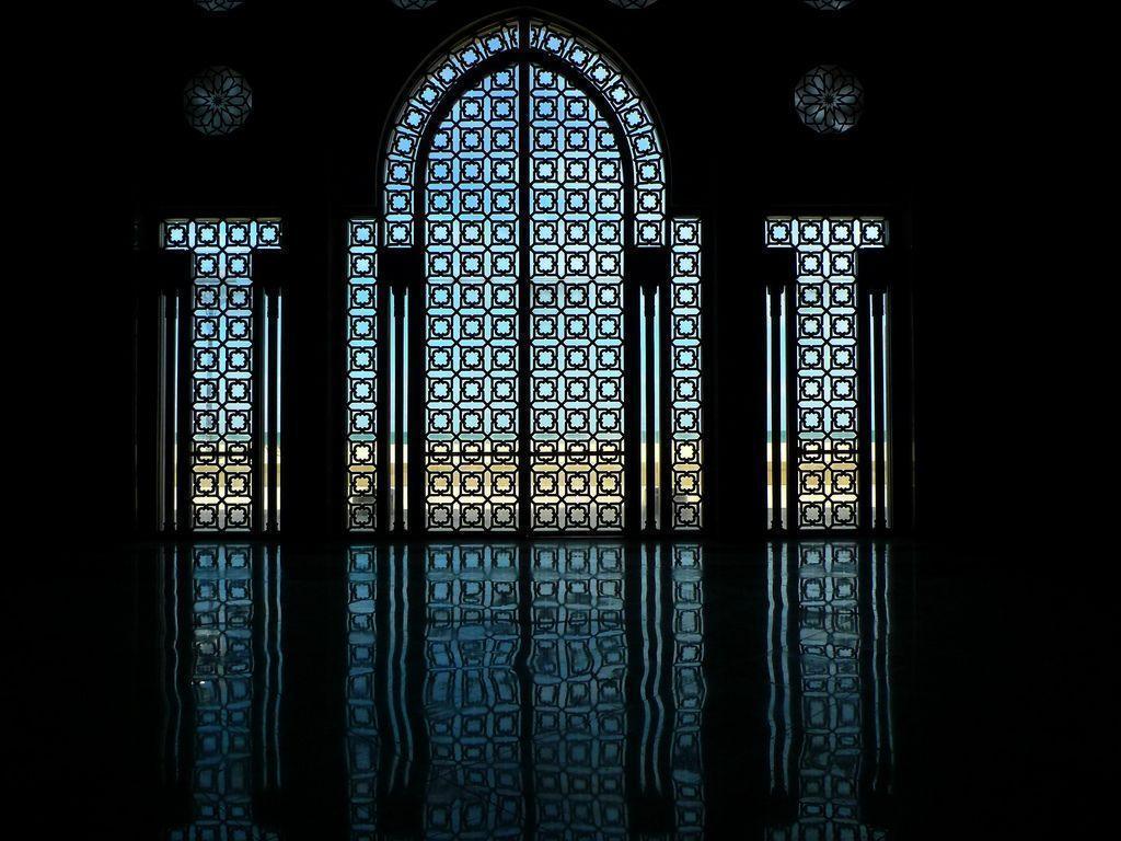Hassan II Mosque Doors Wallpaper