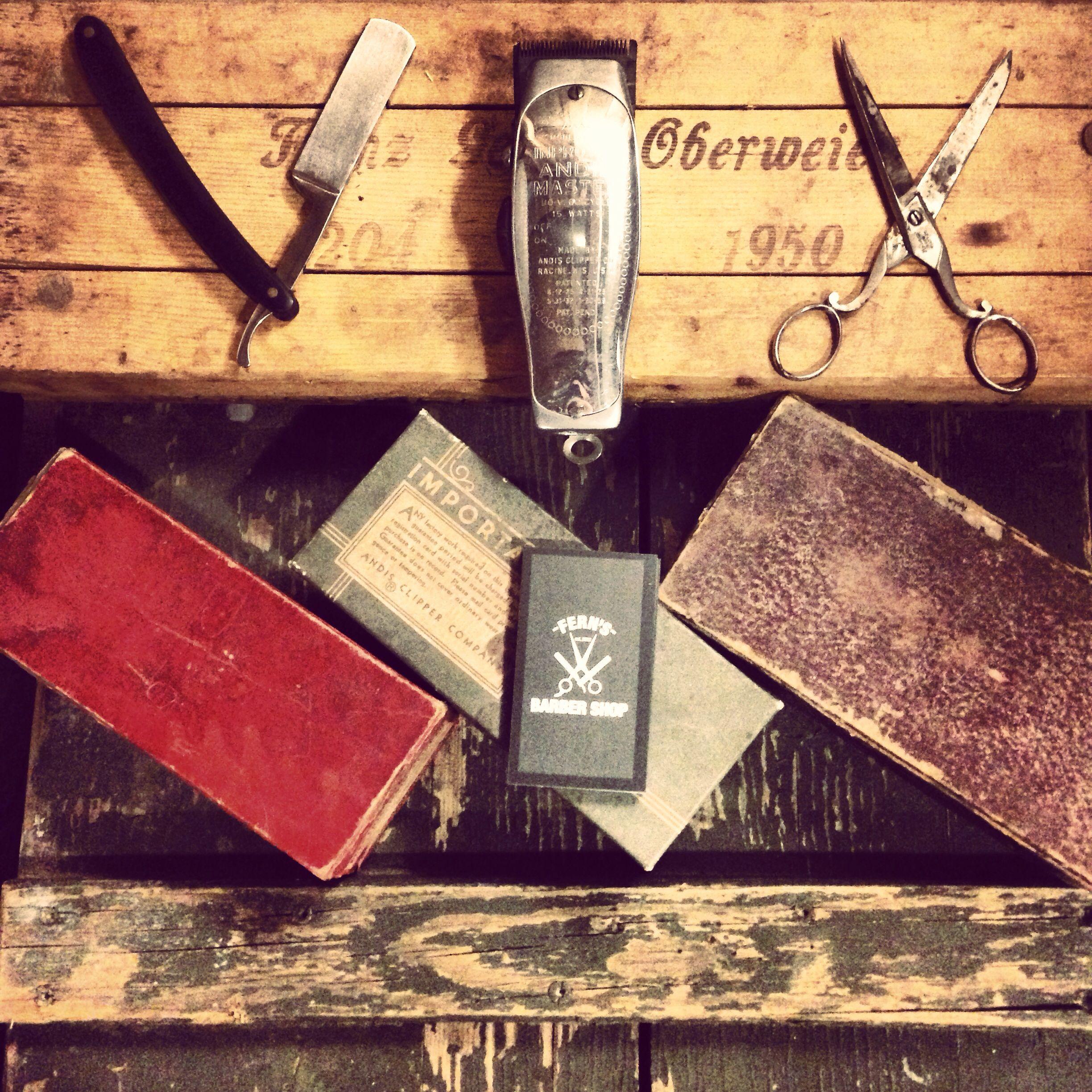 Vintage Barber Tools. Barber Tools. Shops, Barber
