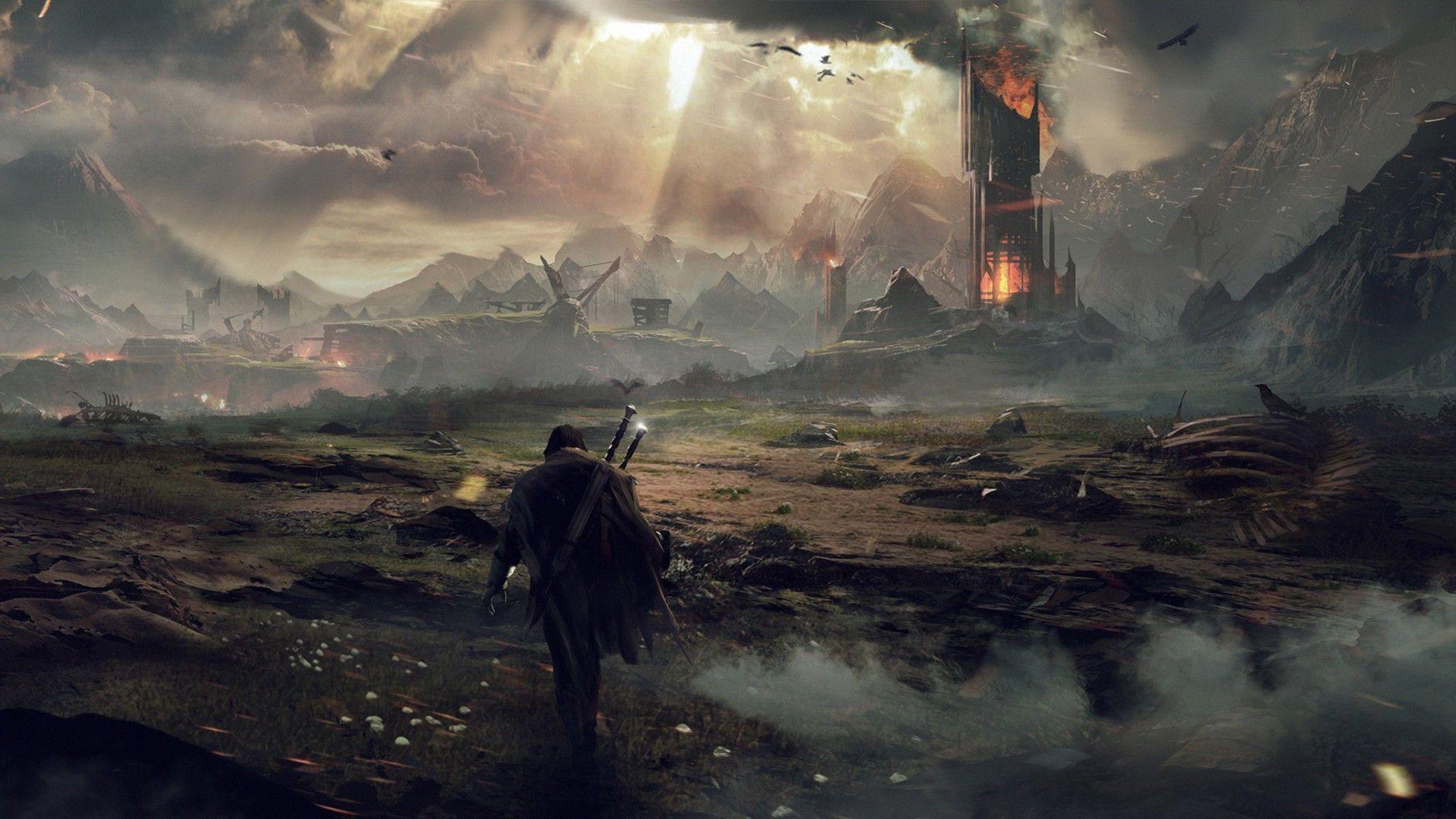 android shadow of mordor background