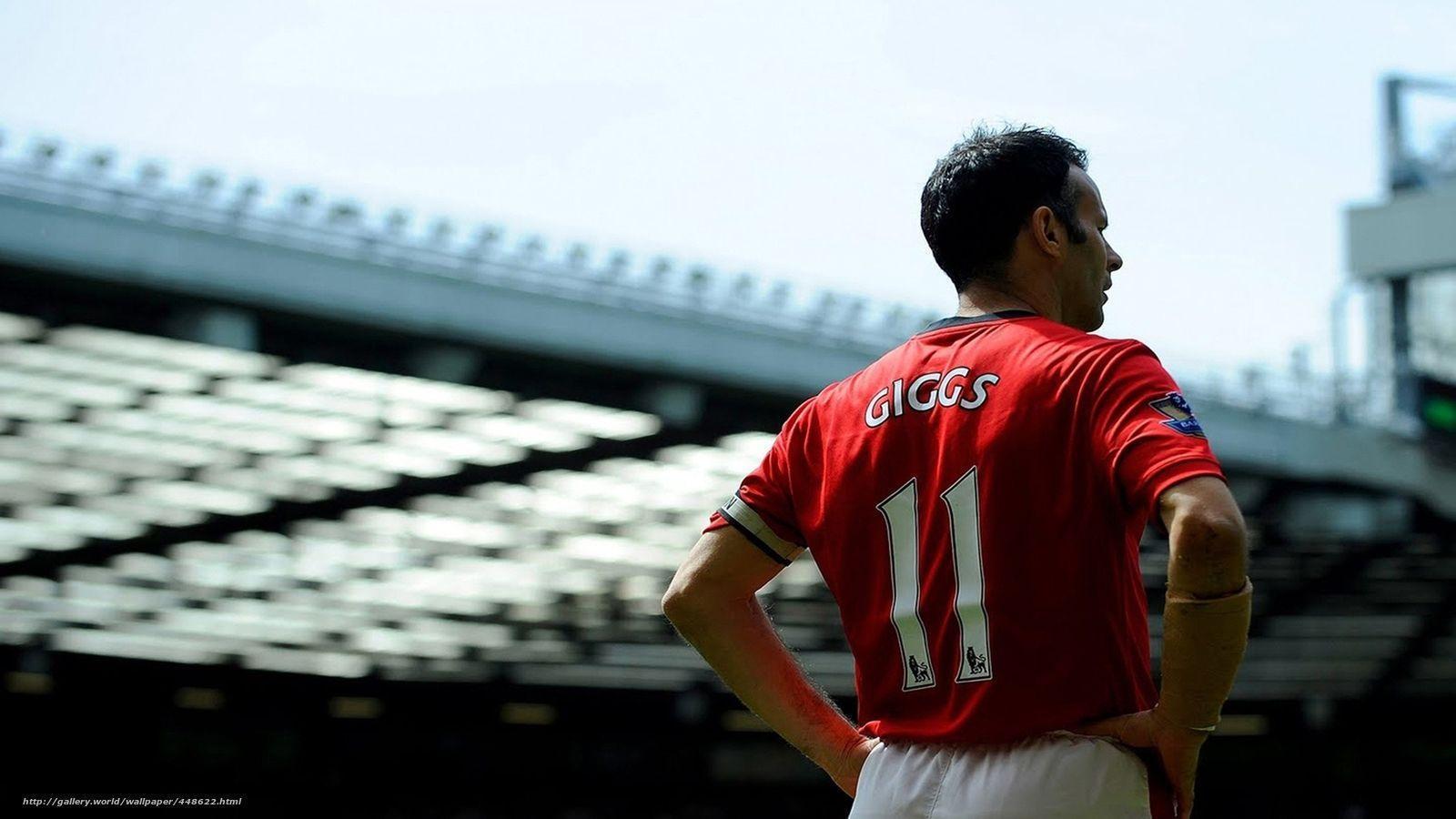 Download wallpaper Ryan Giggs, football, Manchester United