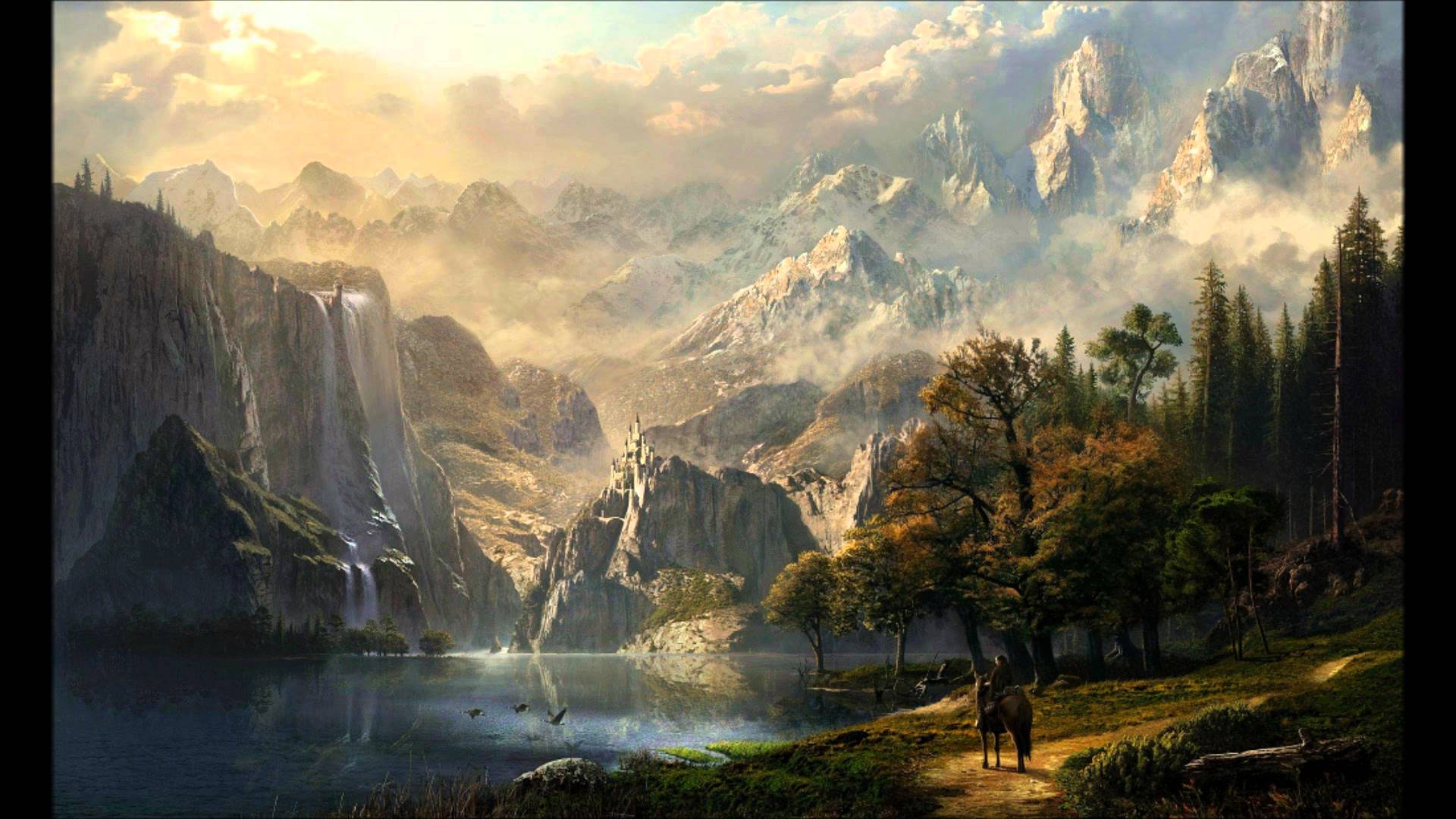 Download Rivendell the peaceful home of the Elves Wallpaper  Wallpapers com