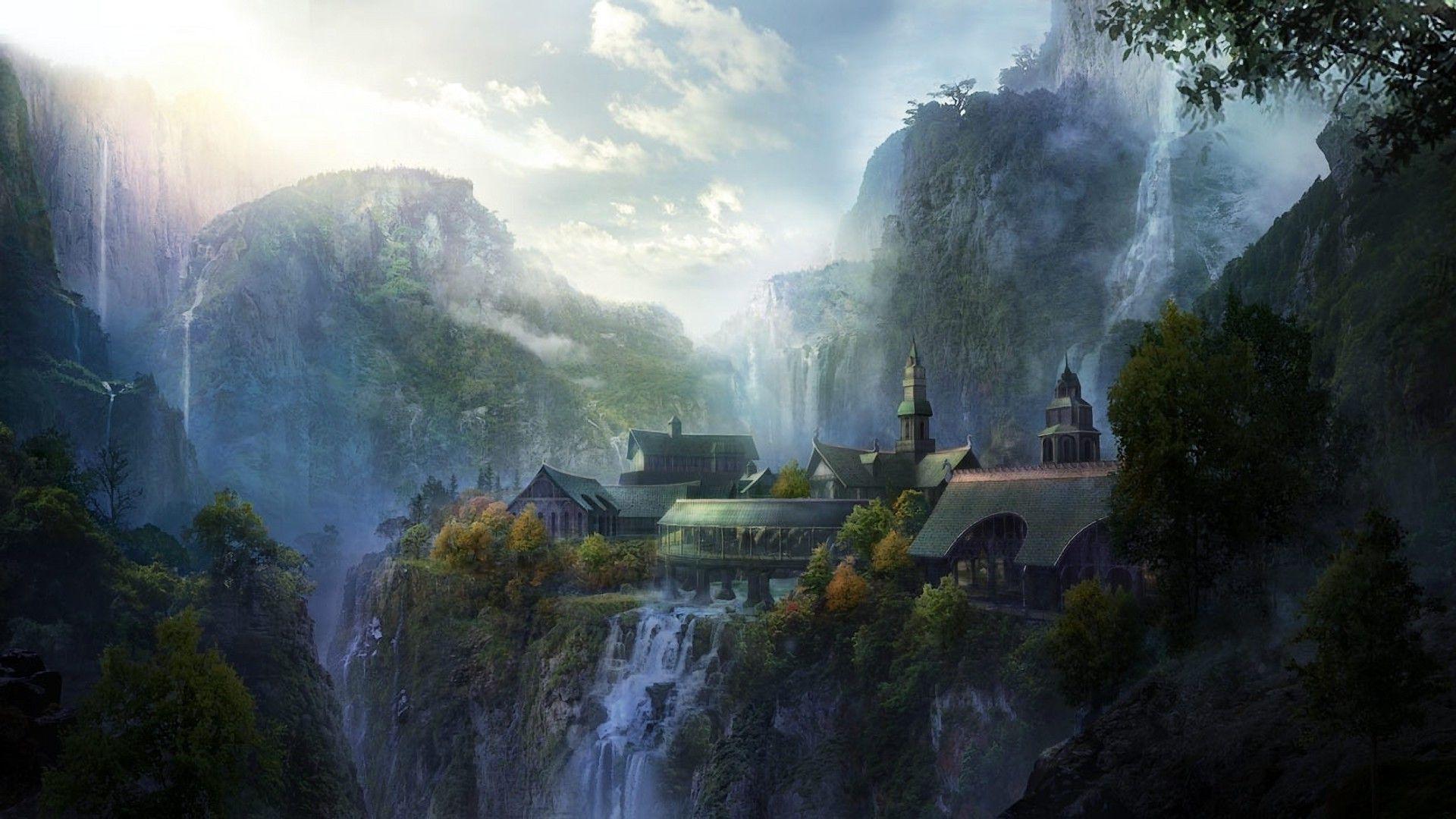 fantasy Art, Rivendell Wallpaper HD / Desktop and Mobile Background