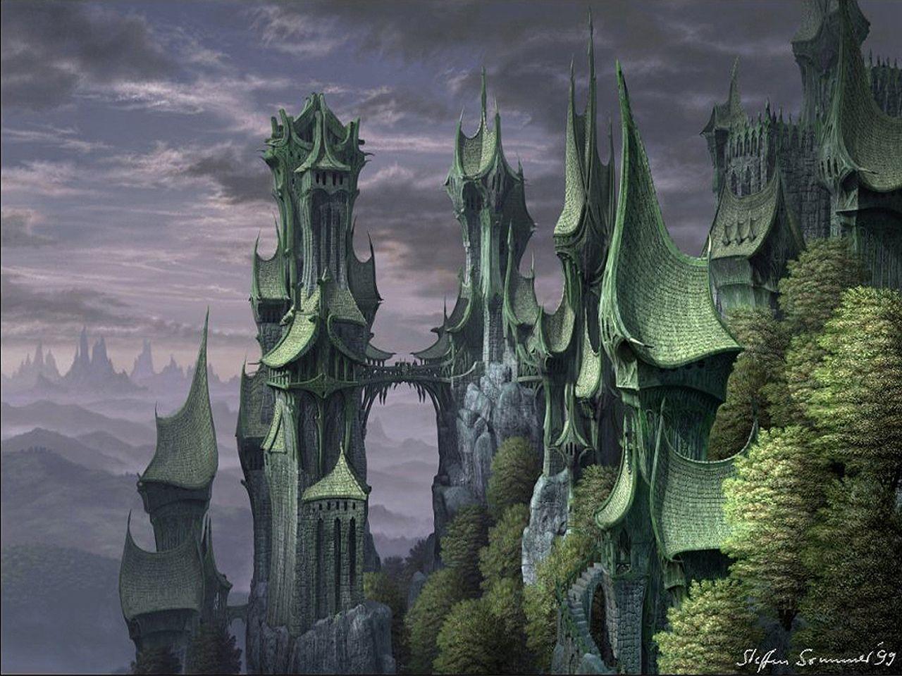 Gotta admit. This Steffan Sommer's depiction of Rivendell is