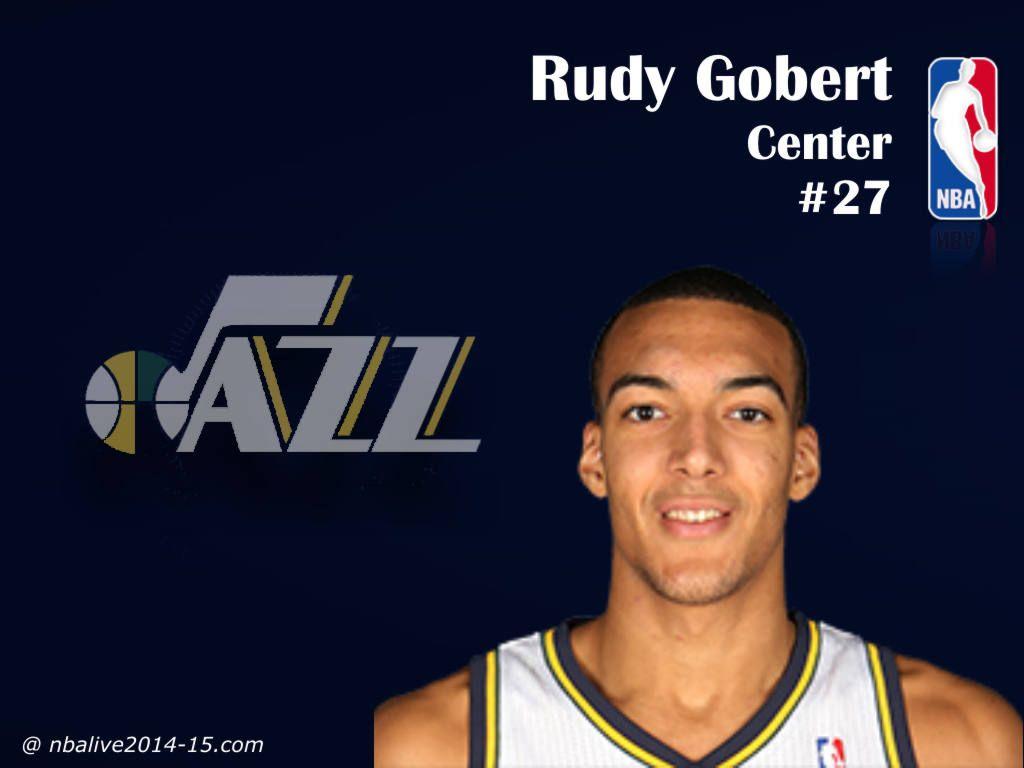 Rudy Gobert Jazz 15 Player. Utah Jazz 2014 15