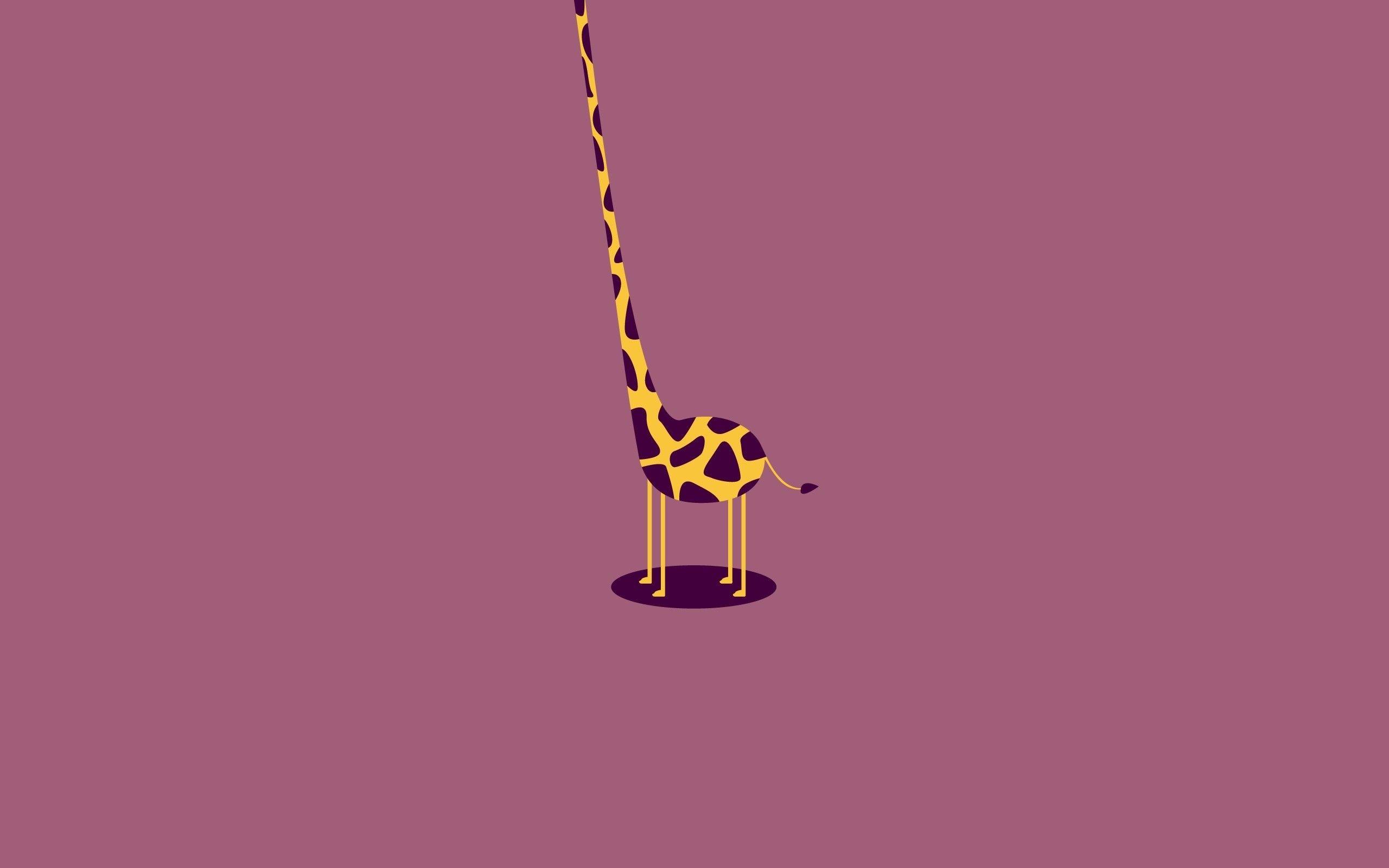 Cartoon Giraffe Wallpaper
