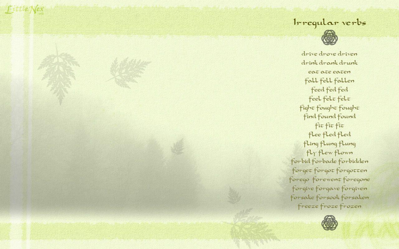 units of English Wallpaper