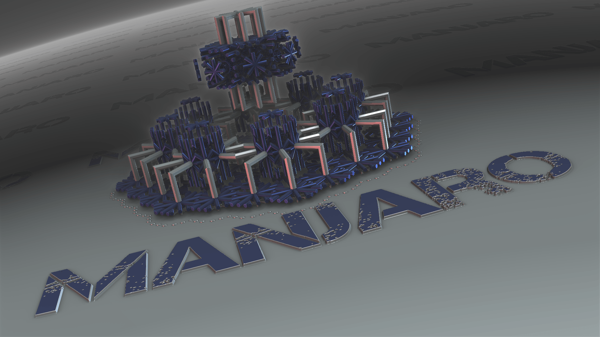 Some of my Manjaro and Linux fractal wallpaper