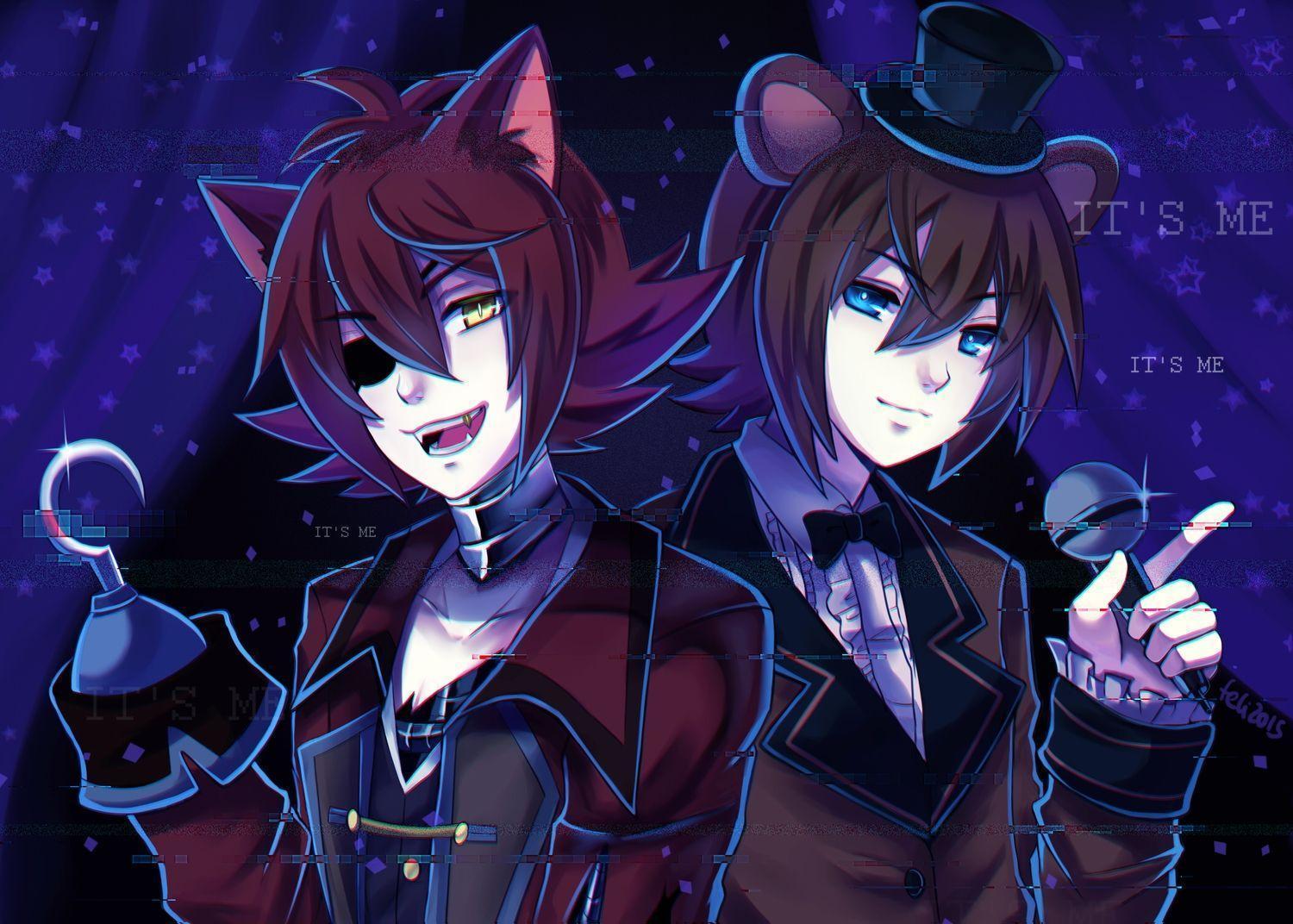 Imagem: Neat fnaf fanart  Anime fnaf, Anime wolf girl, Fnaf