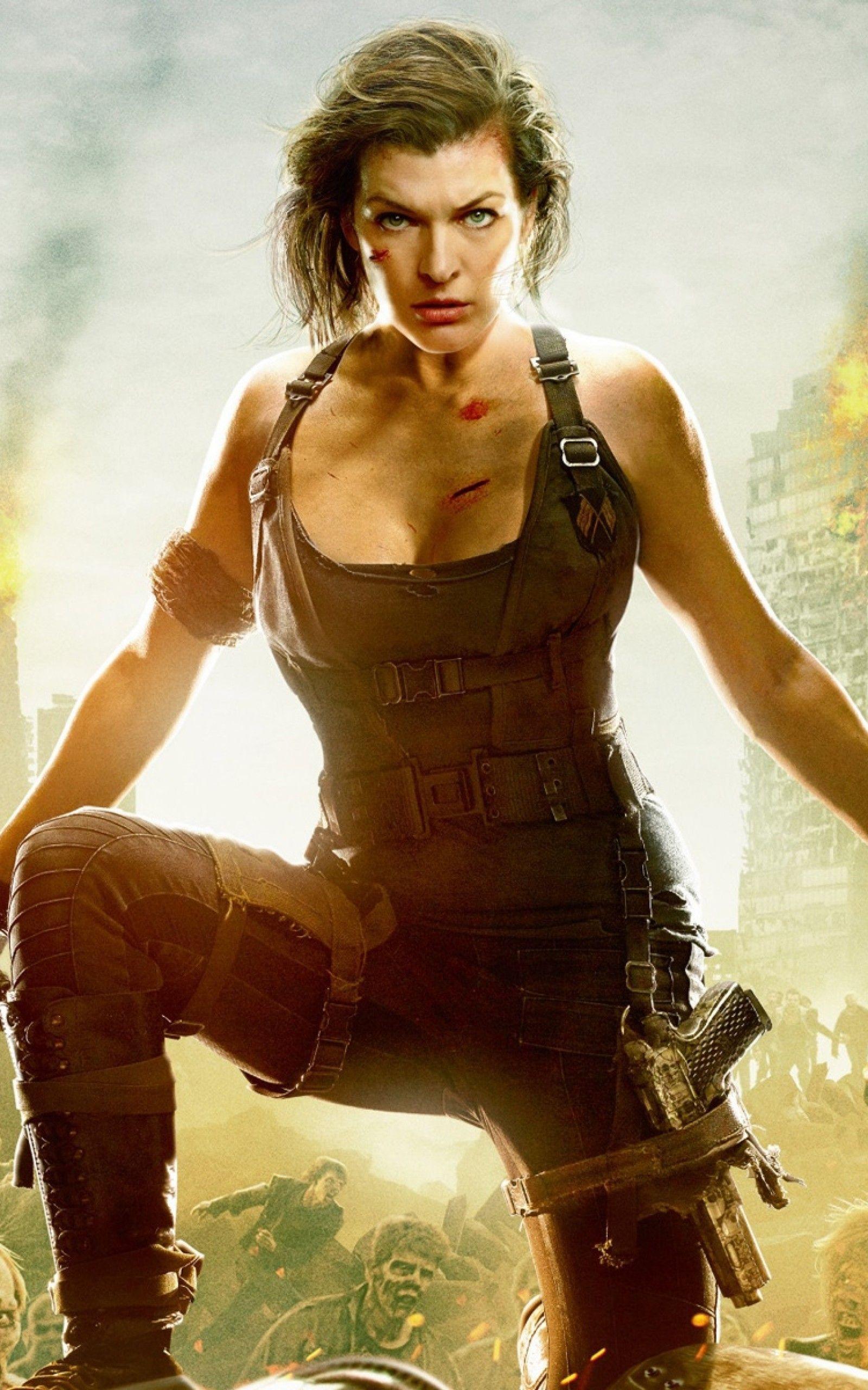 Download 1600x2560 Resident Evil: The Final Chapter, Milla