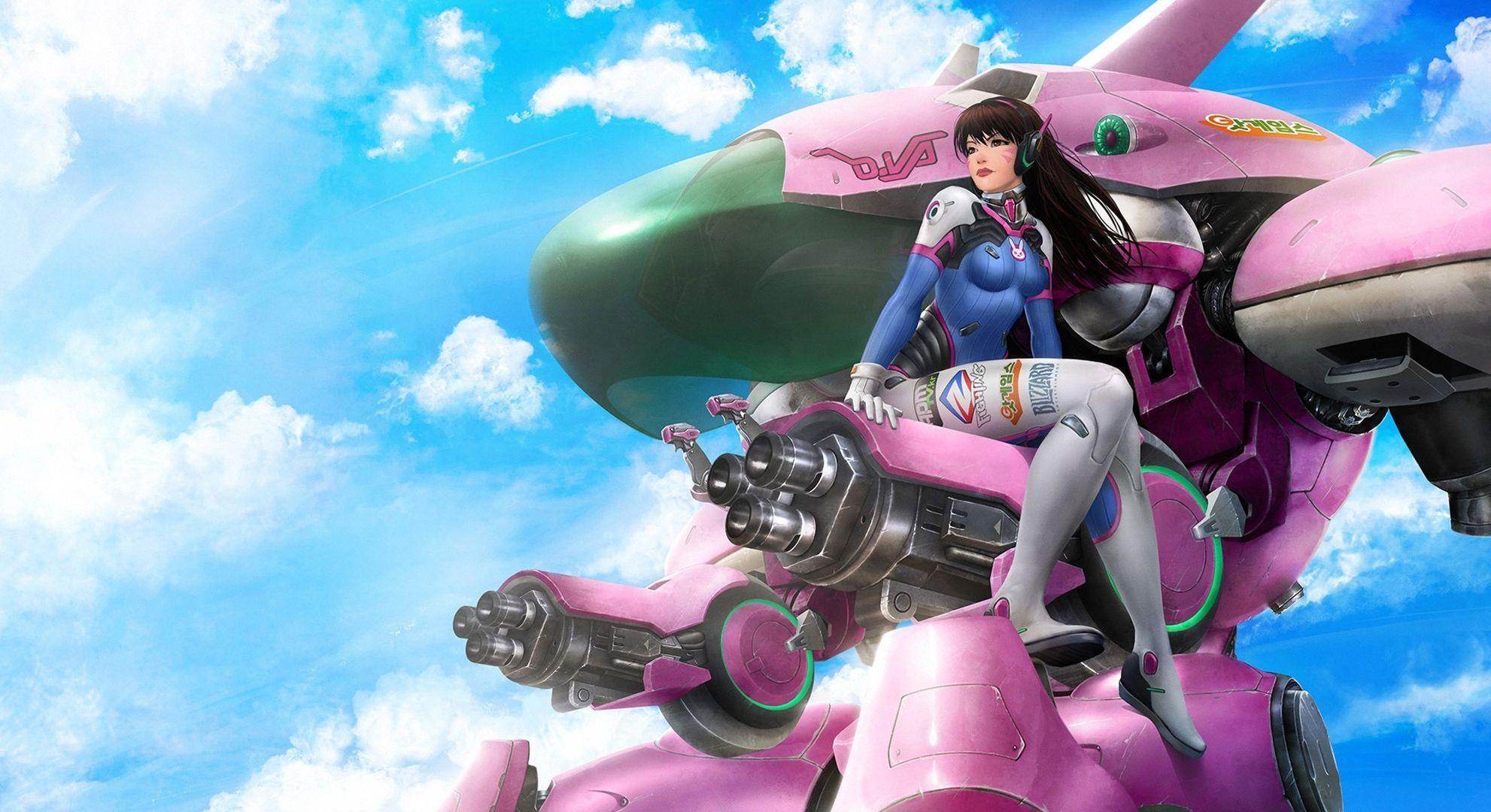 D.Va (Overwatch) HD Wallpaper and Background Image