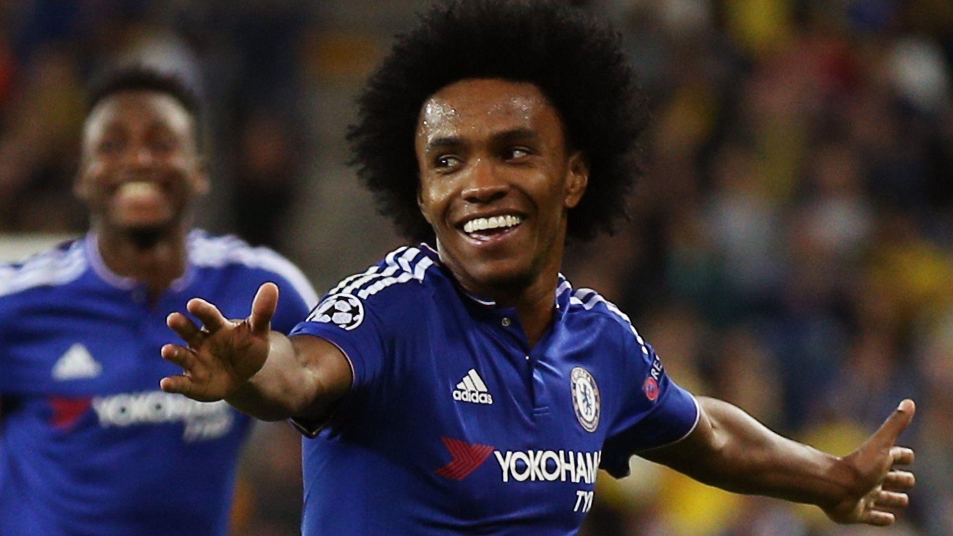 Chelsea Player Willian Happy Wallpaper: Players, Teams, Leagues