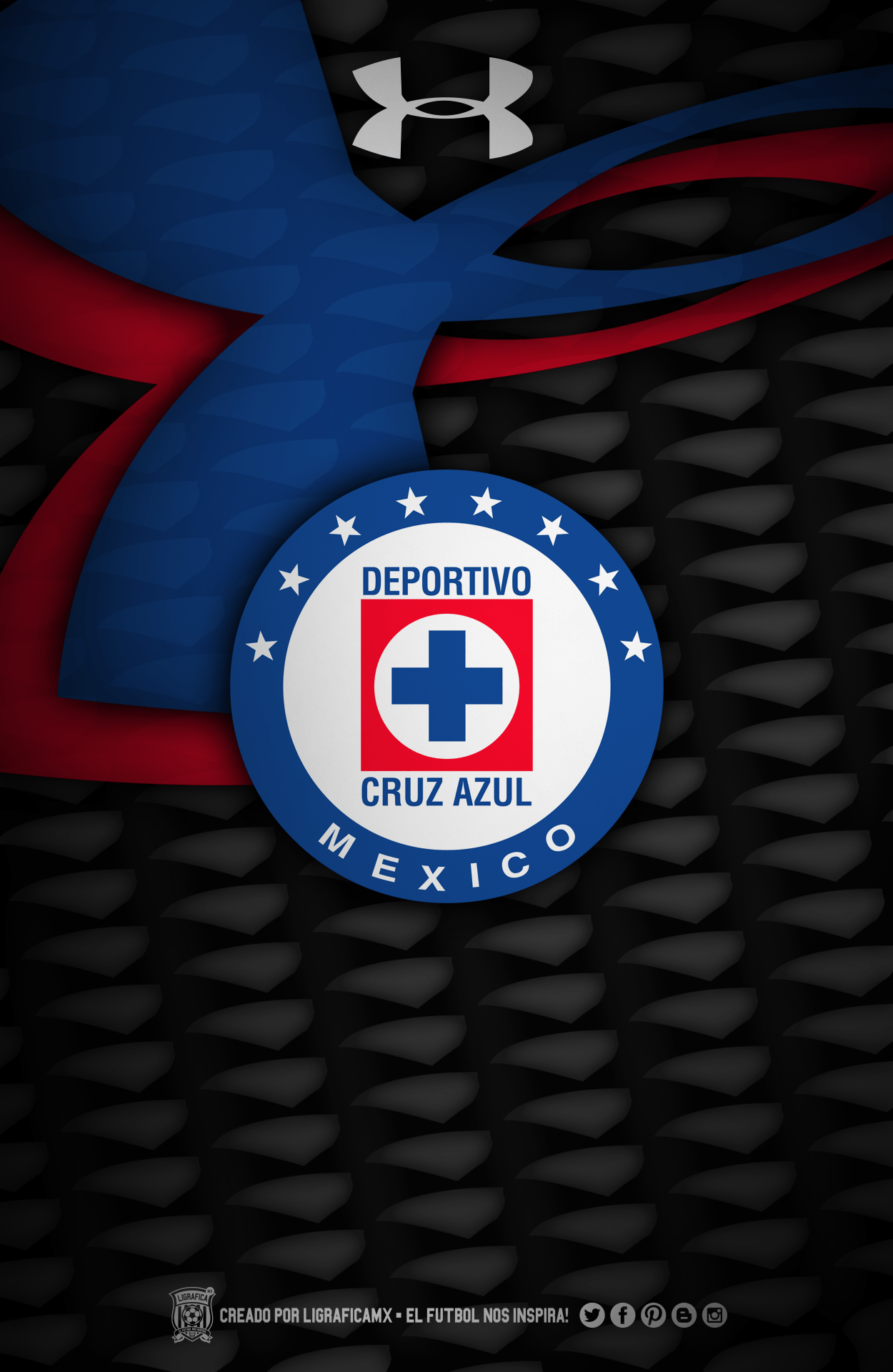 Wallpaper #Retro #LigraficaMX #CruzAzul. Cruz Azul