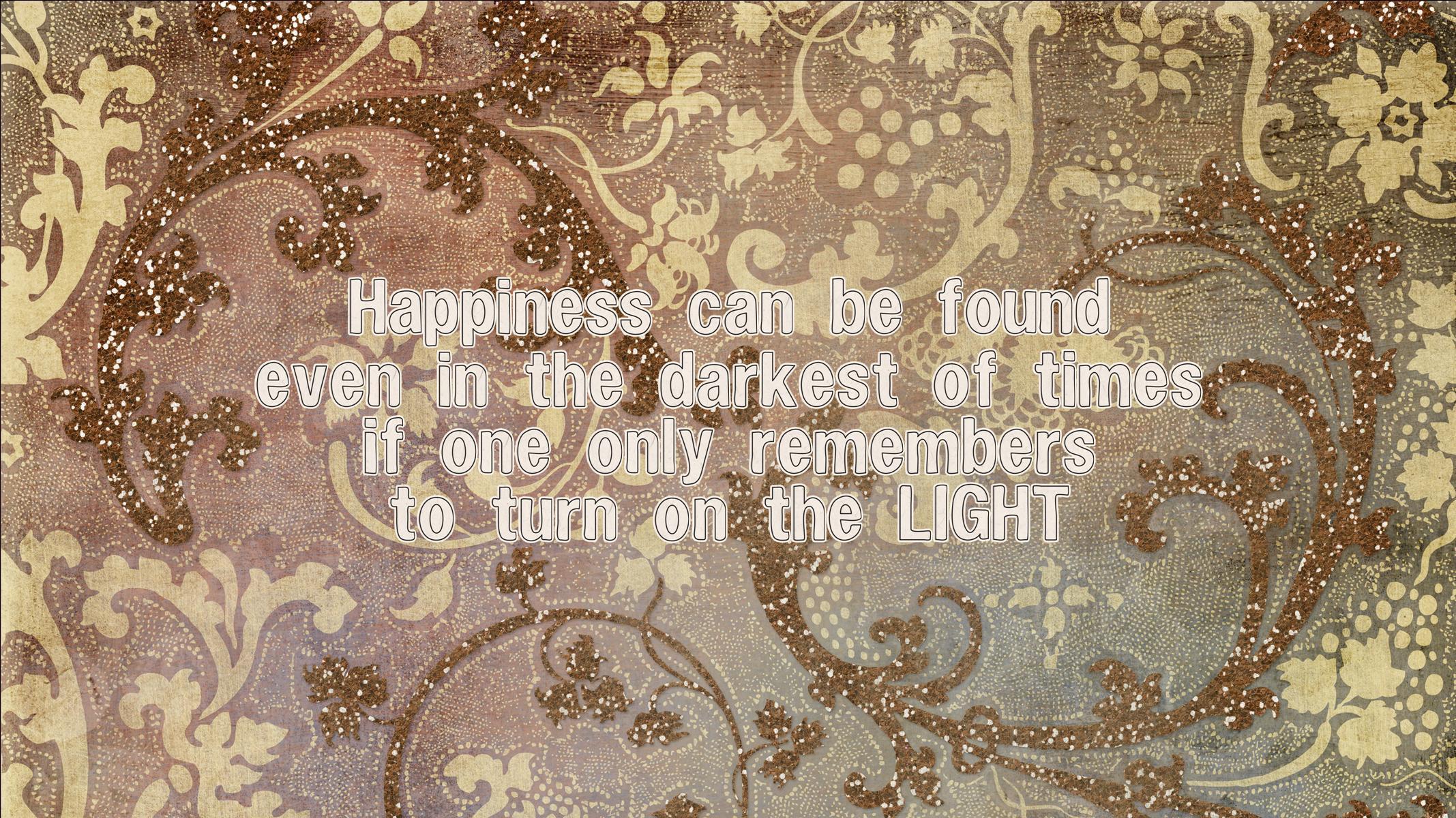 Dumbledore quote widescreen desktop wallpaper; grungy version