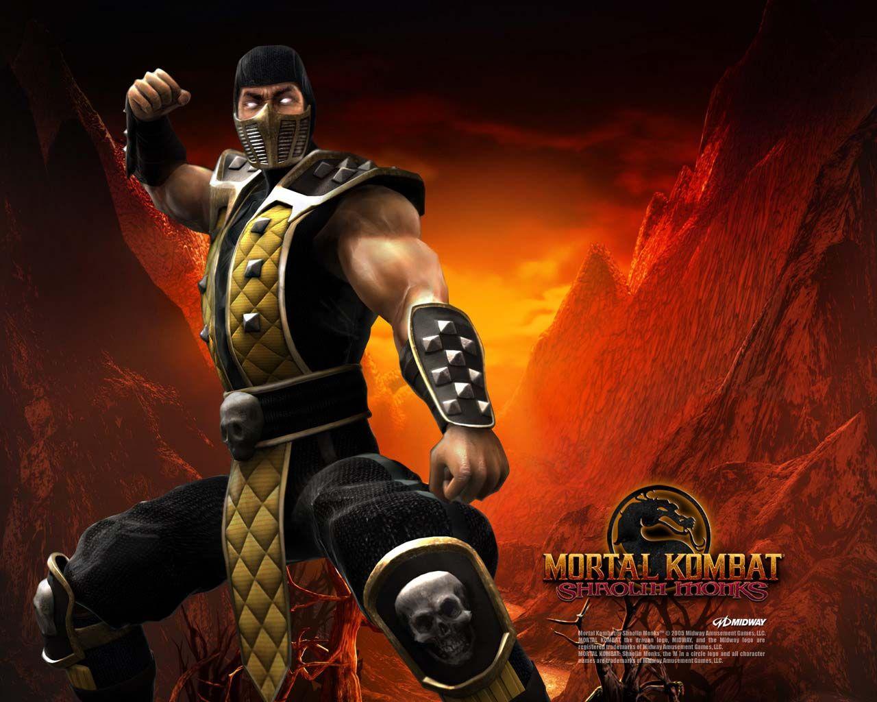 Mortal Kombat Shaolin Monks Scorpion MK