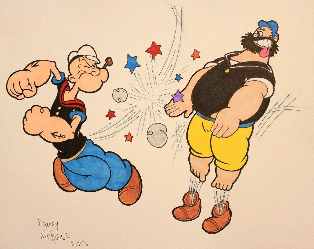 Pics Popeye vs Brutus Free For Phone Image Wallpaper Download