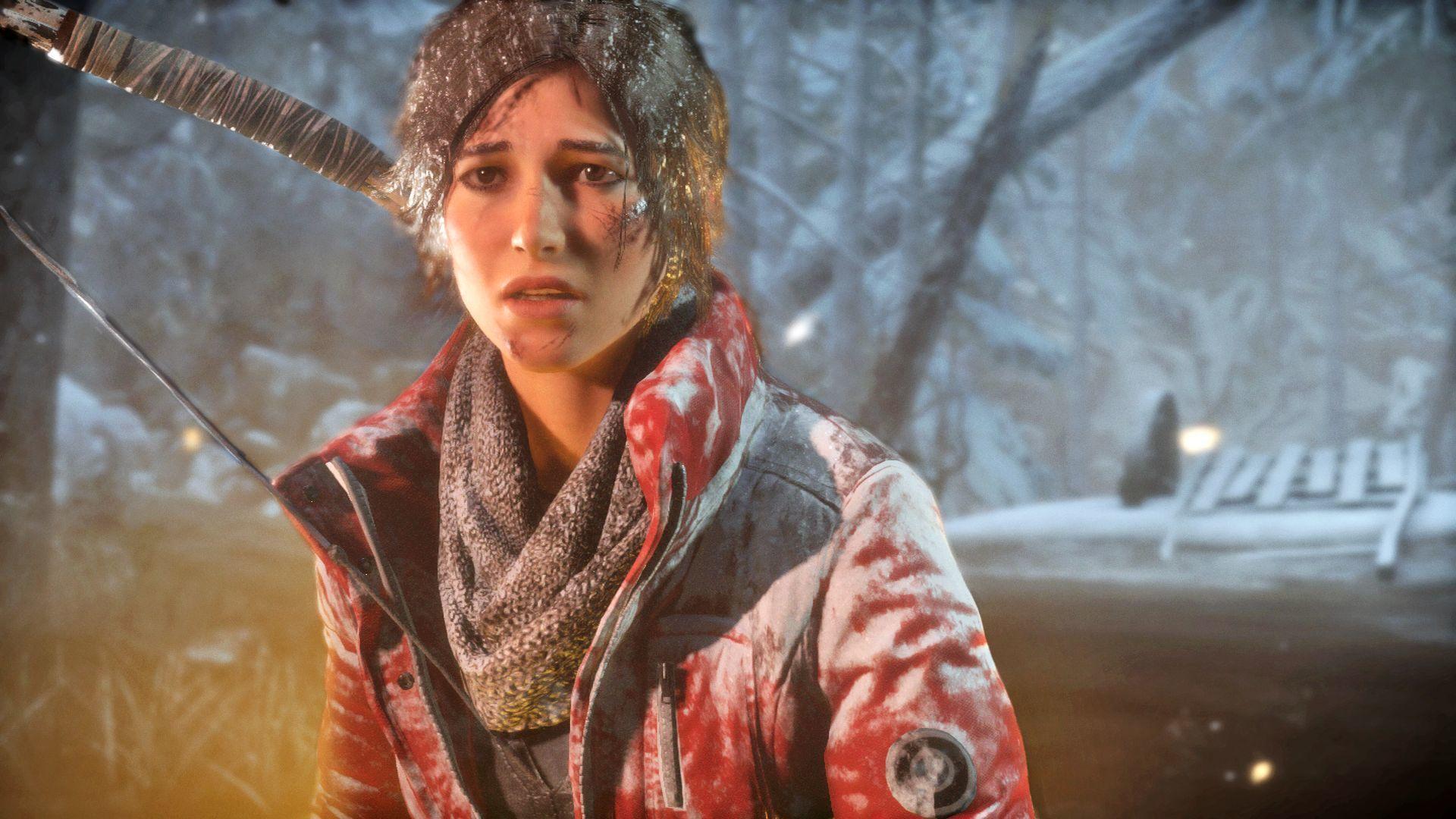 Download Wallpapers 1920x1080 Rise of the tomb raider, Square enix