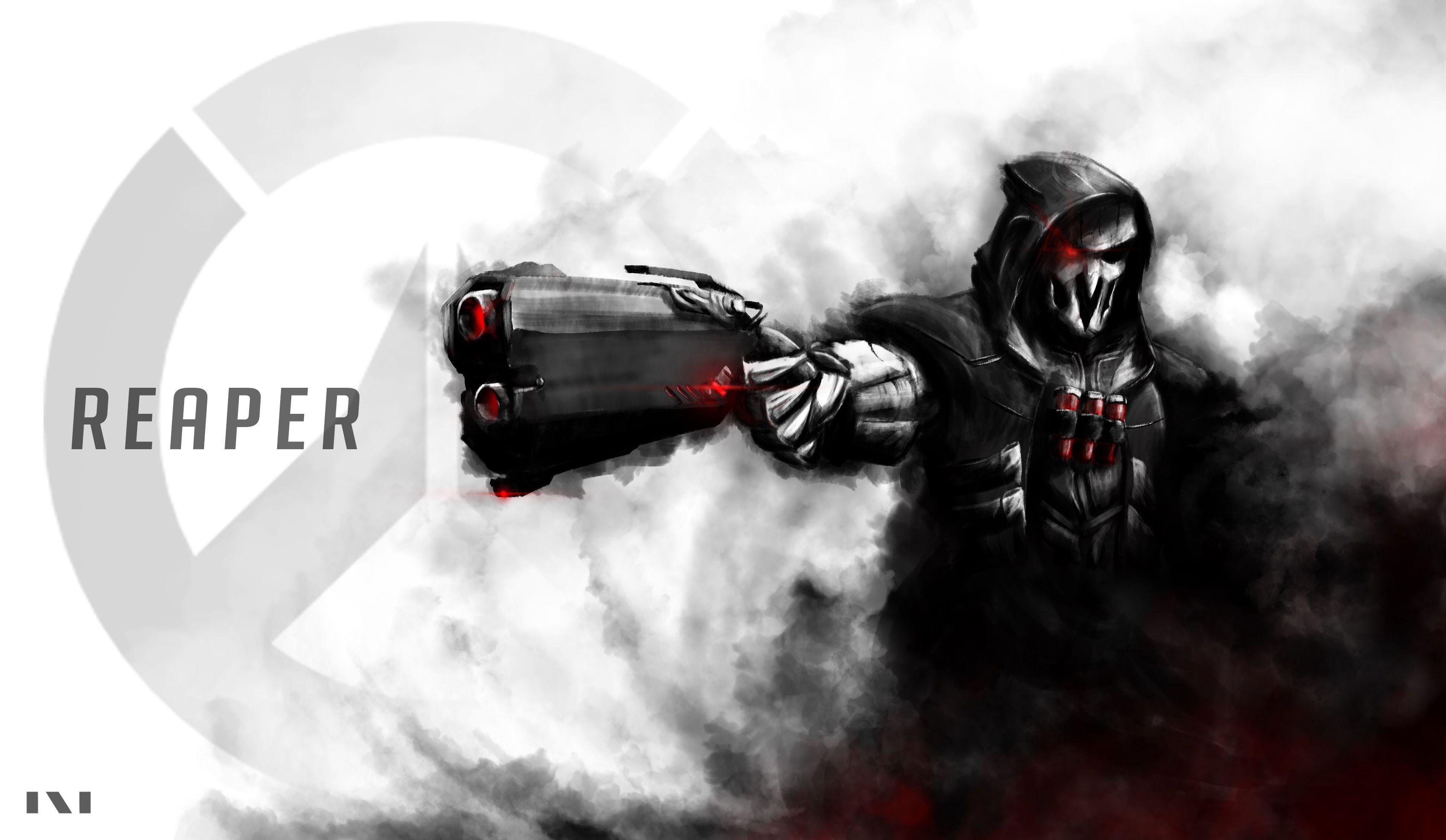 reaper overwatch wallpaper hd