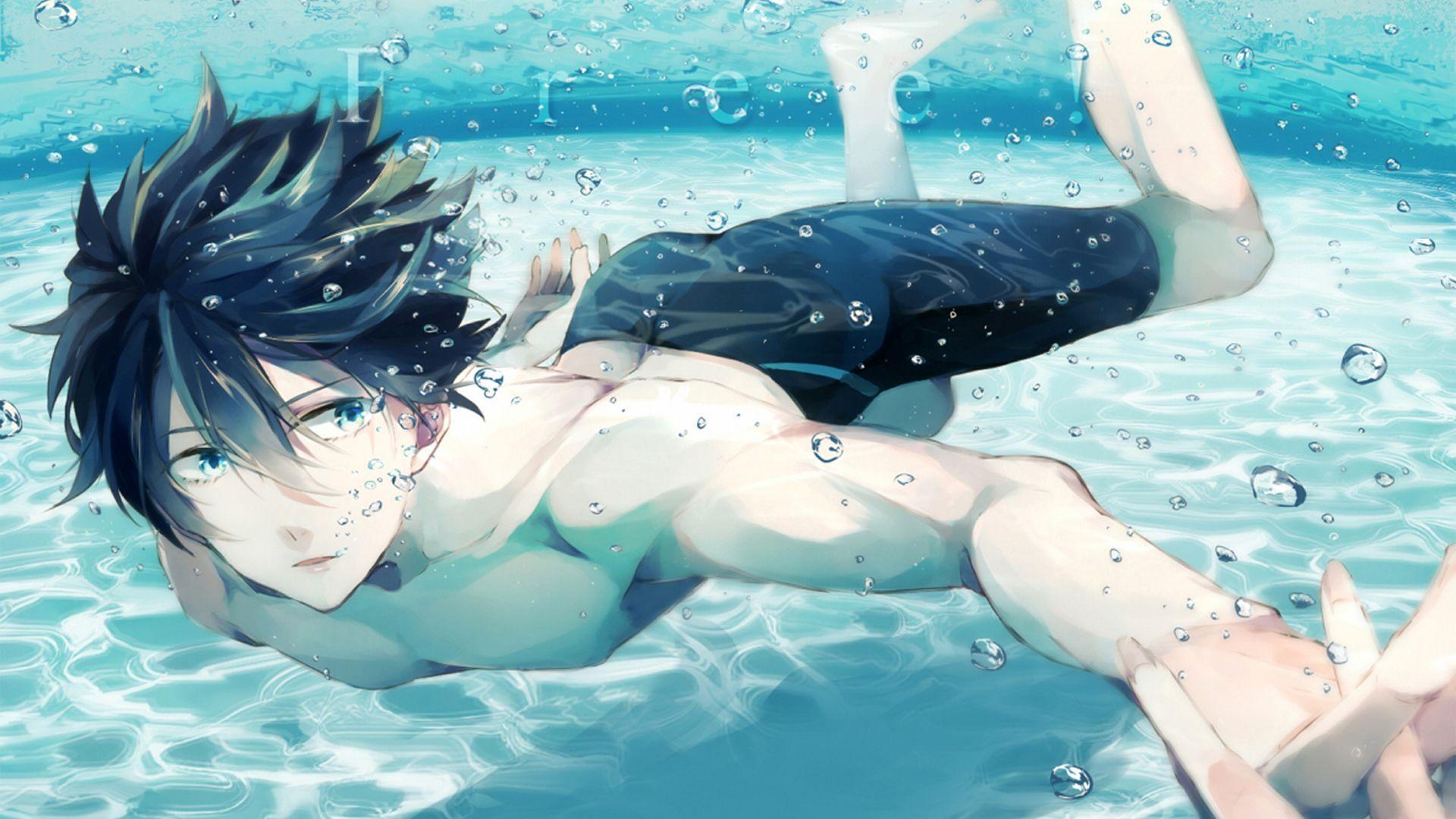 Free! Haruka Nanase Swiming Wallpaper HD