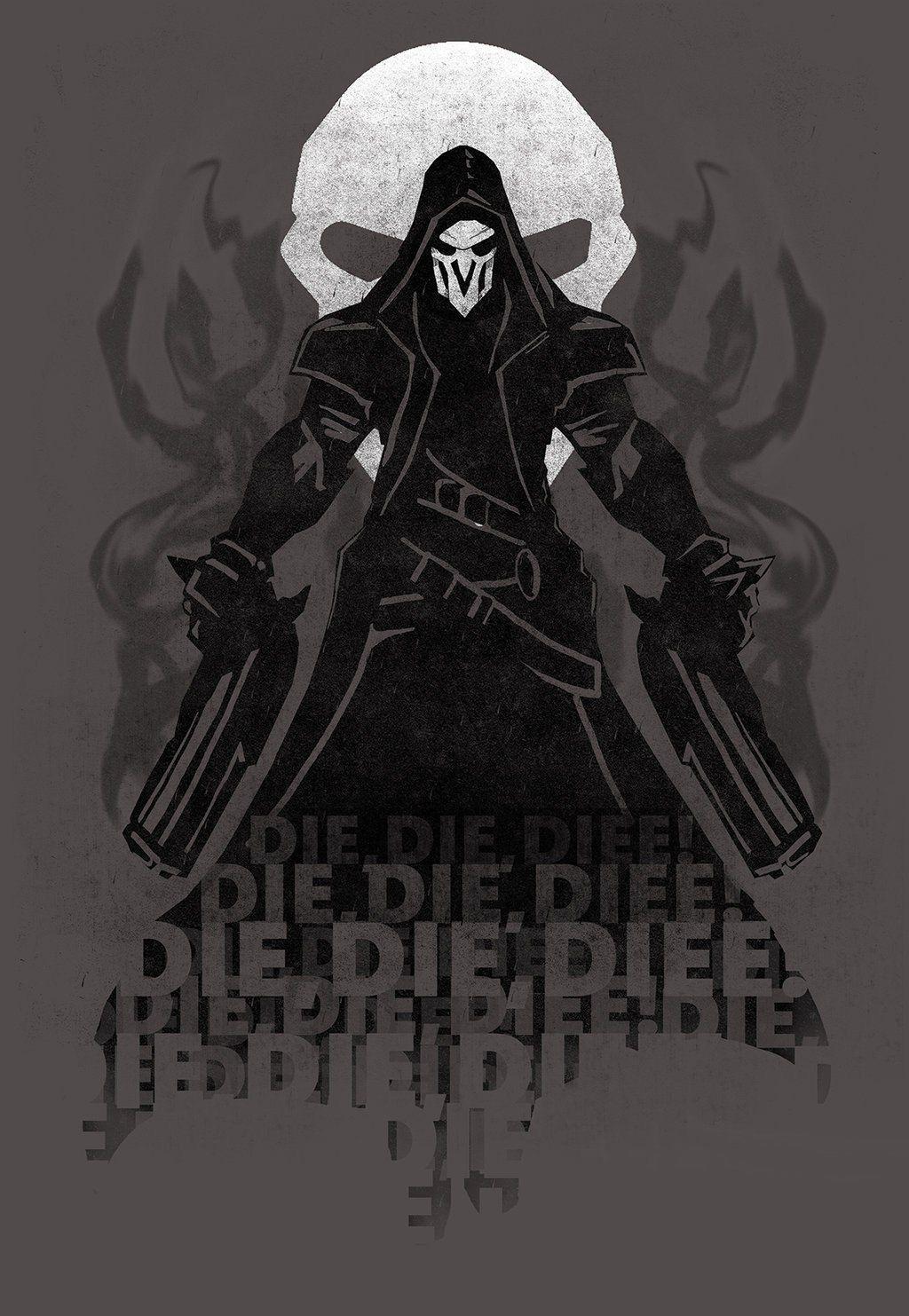 overwatch fan art Reaper. Overwatch. Smosh, Photo