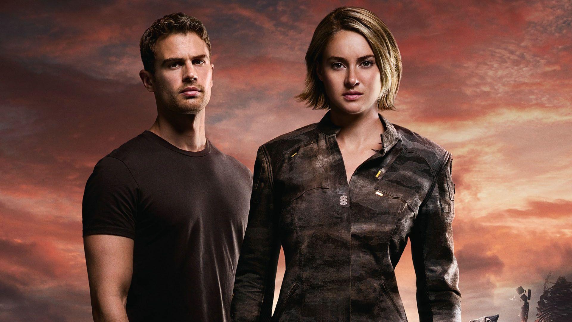 Theo James And Shailene Woodley The Divergent Series Wallpaper