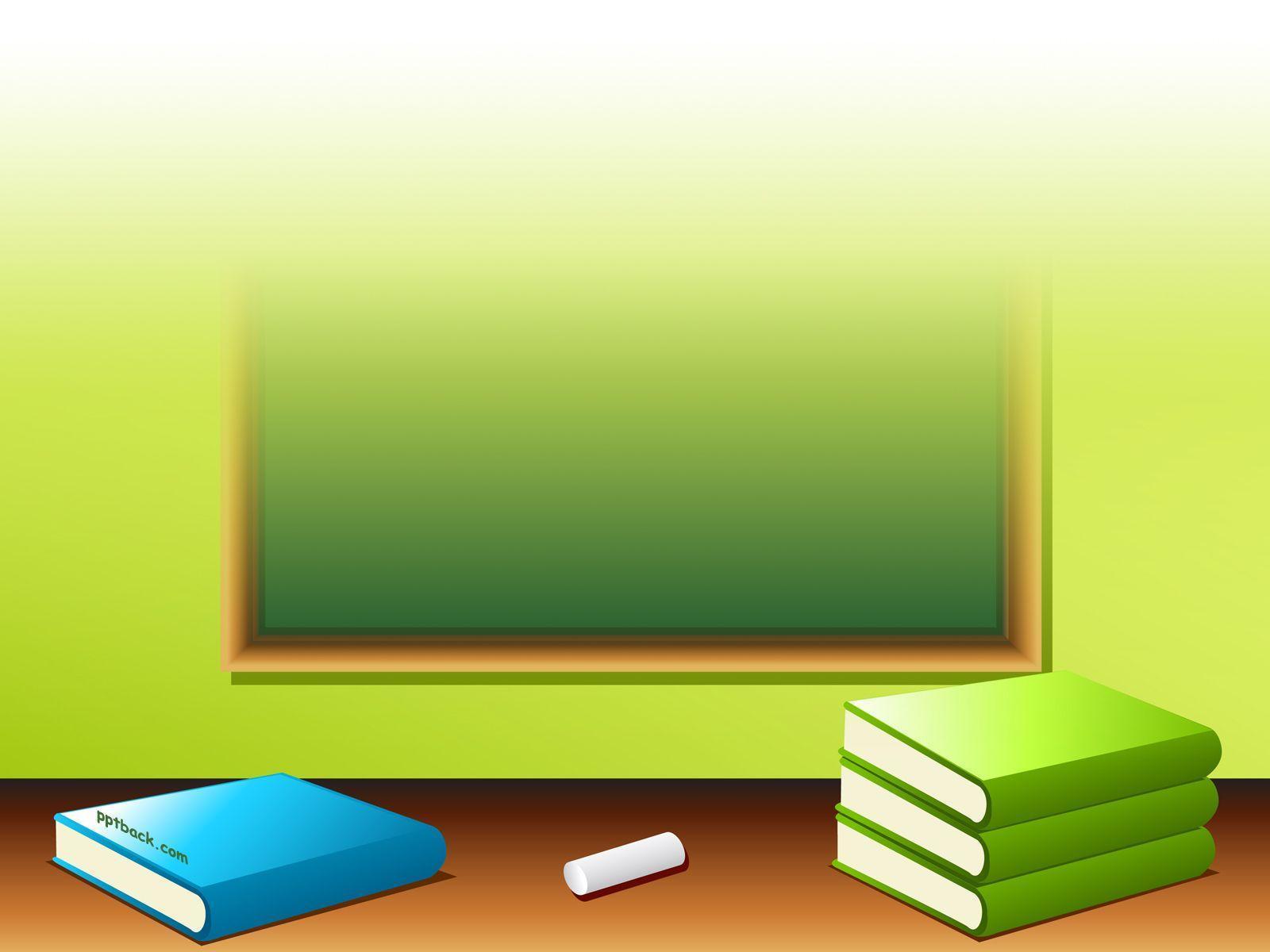 School Back Background Wallpaper for PowerPoint