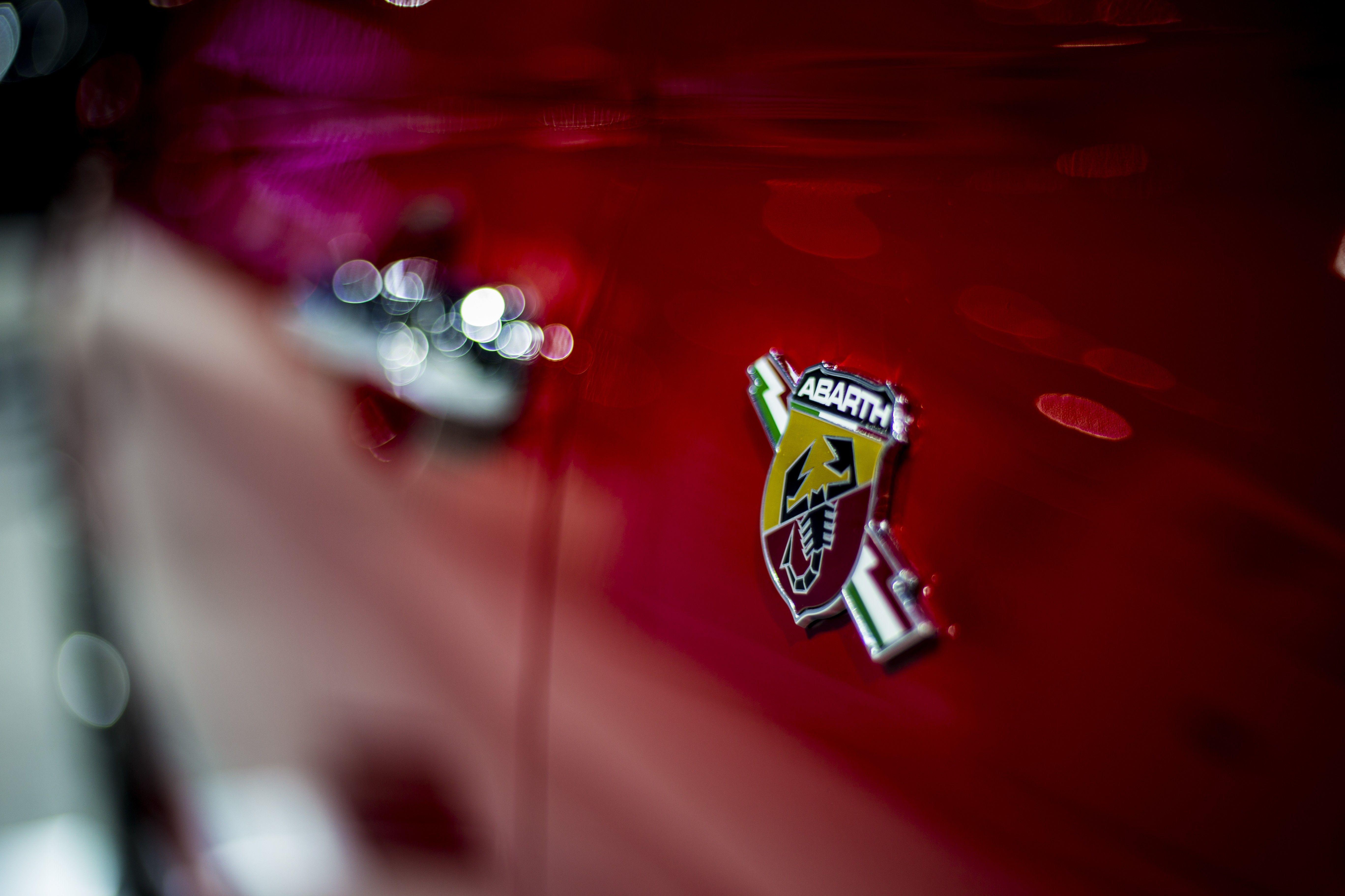 Fiat 500 Abarth, Car, Blurred, Red Cars Wallpaper HD / Desktop