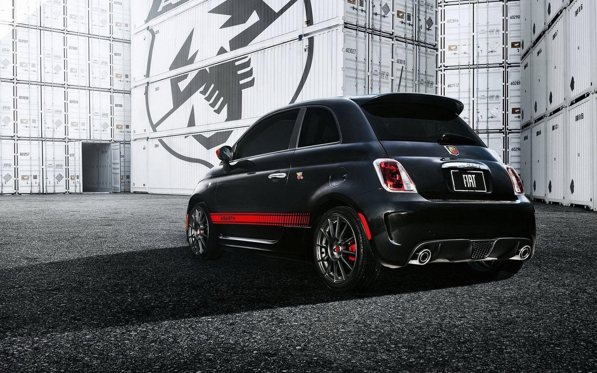 Black Fiat 500 Abarth Wallpaper And Image, Picture