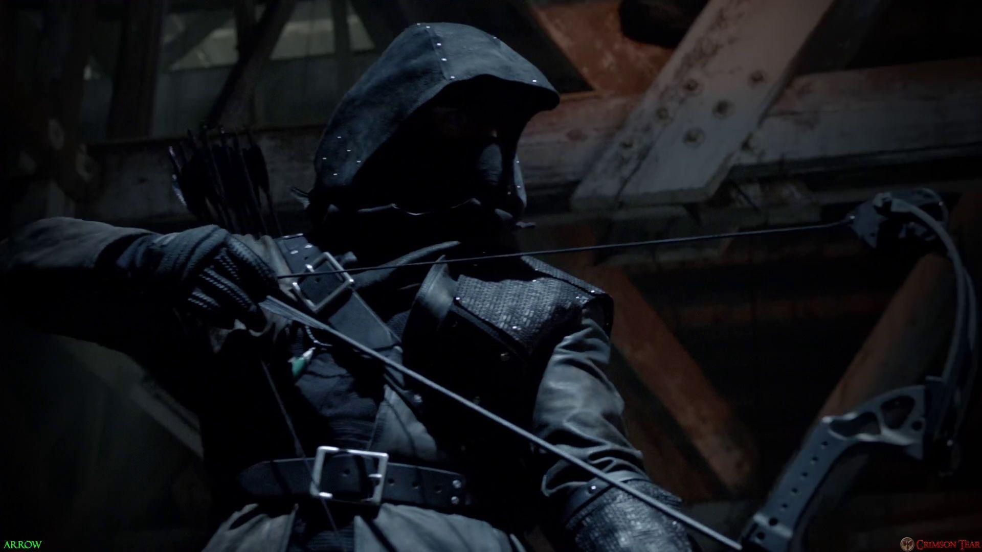 green arrow dark archer