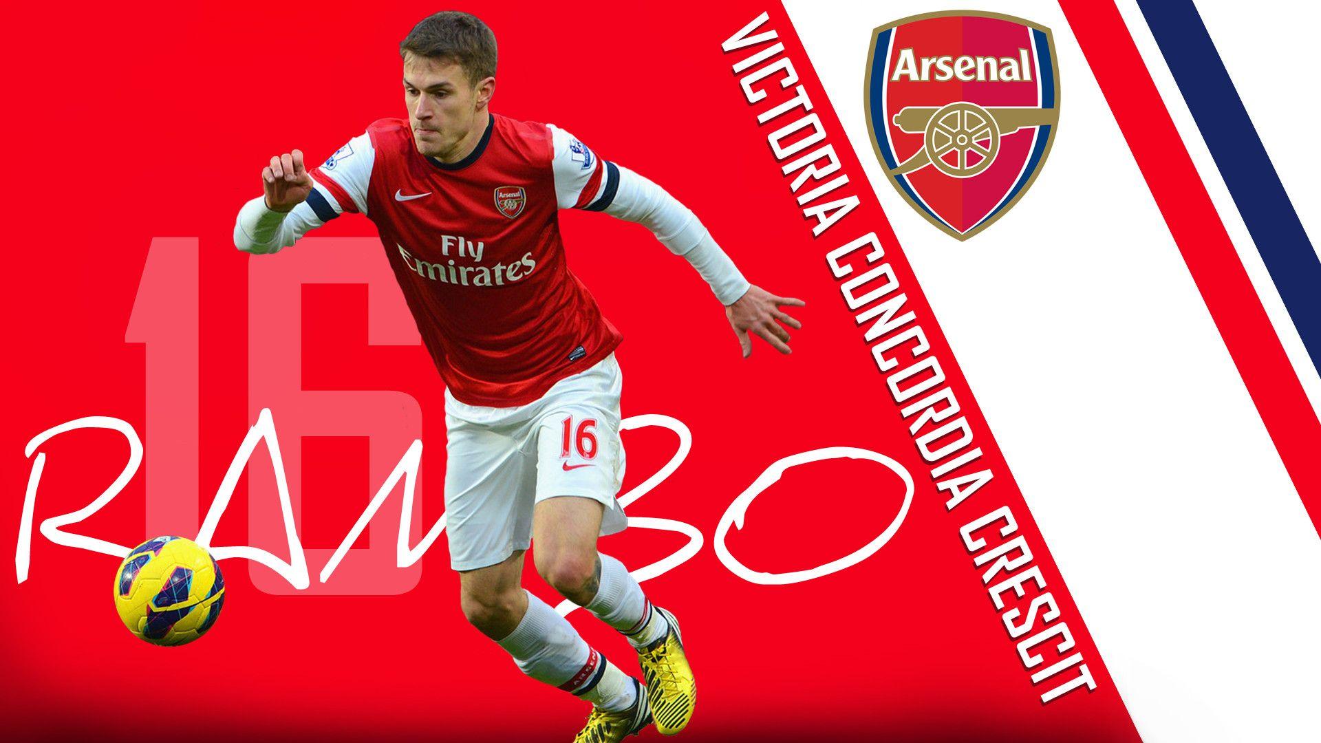 In the themes of the week here is my Aaron Ramsey wallpaper