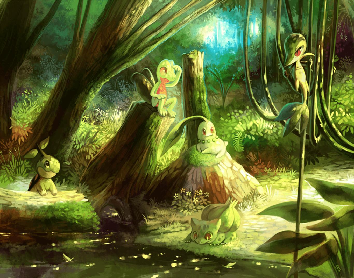 Grass Pokemon Wallpaper and Background Imagex1073