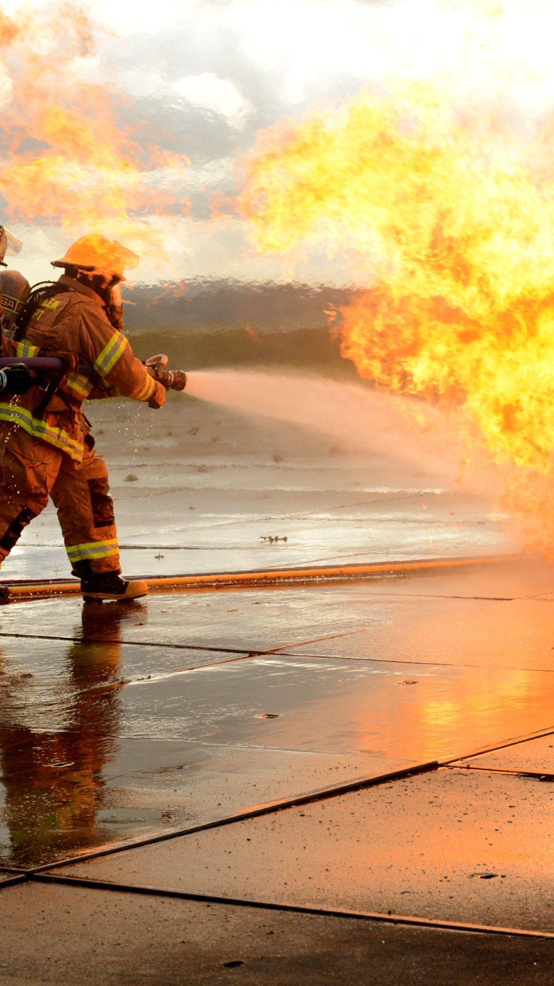 Firefighters Exercise Wallpaper · HD Wallpaper