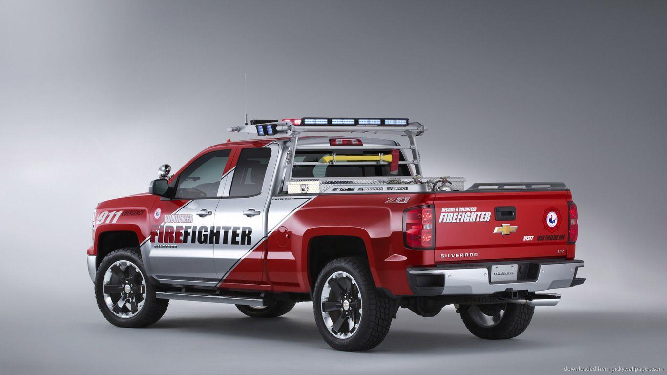 Download 1366x768 Chevrolet Silverado Volunteer Firefighters