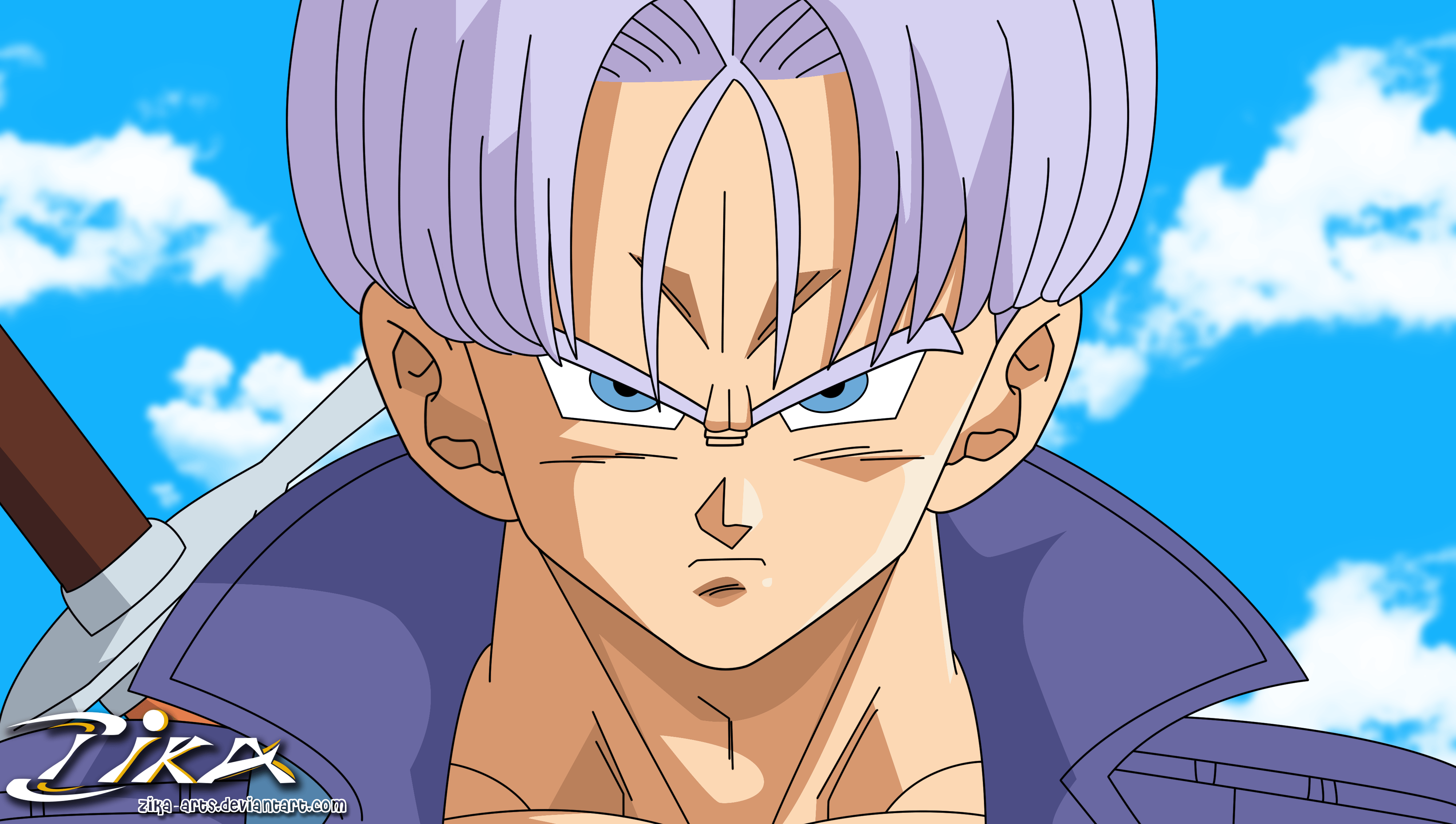 The most badass Character in DBZ Future Trunks HD wallpapers by.