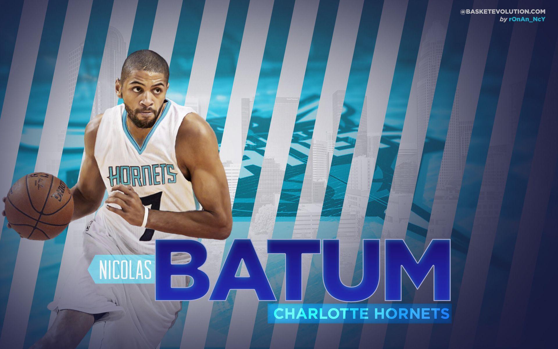 Nicolas Batum 2015 Hornets 1920×1200 Wallpaper. Basketball