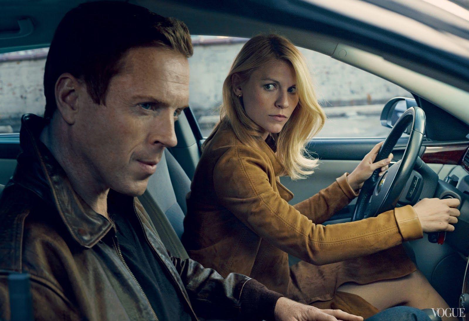 Claire Danes and Damian Lewis of Homeland. Photo