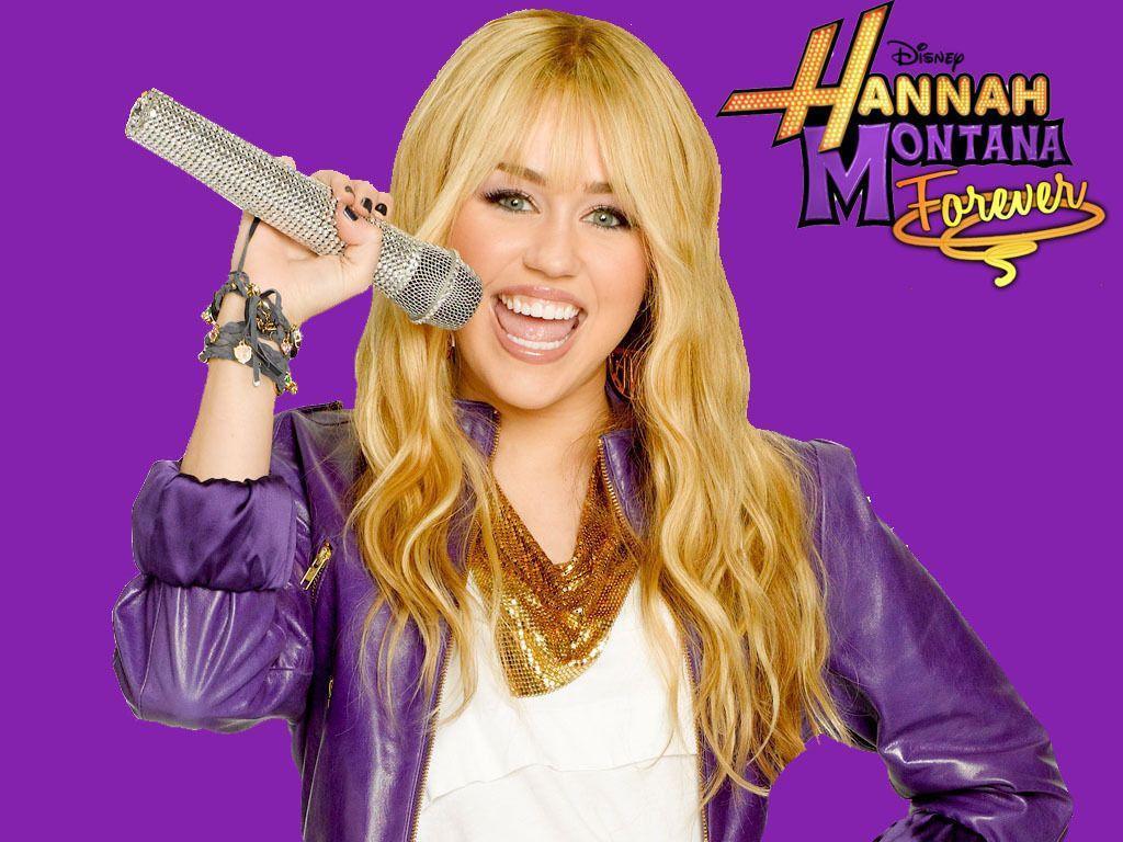 Hannah Montana Season Purple Background Wallpaper As Part Of Days Of Hannah  By Dj Hannah Montana Movie  照片图像