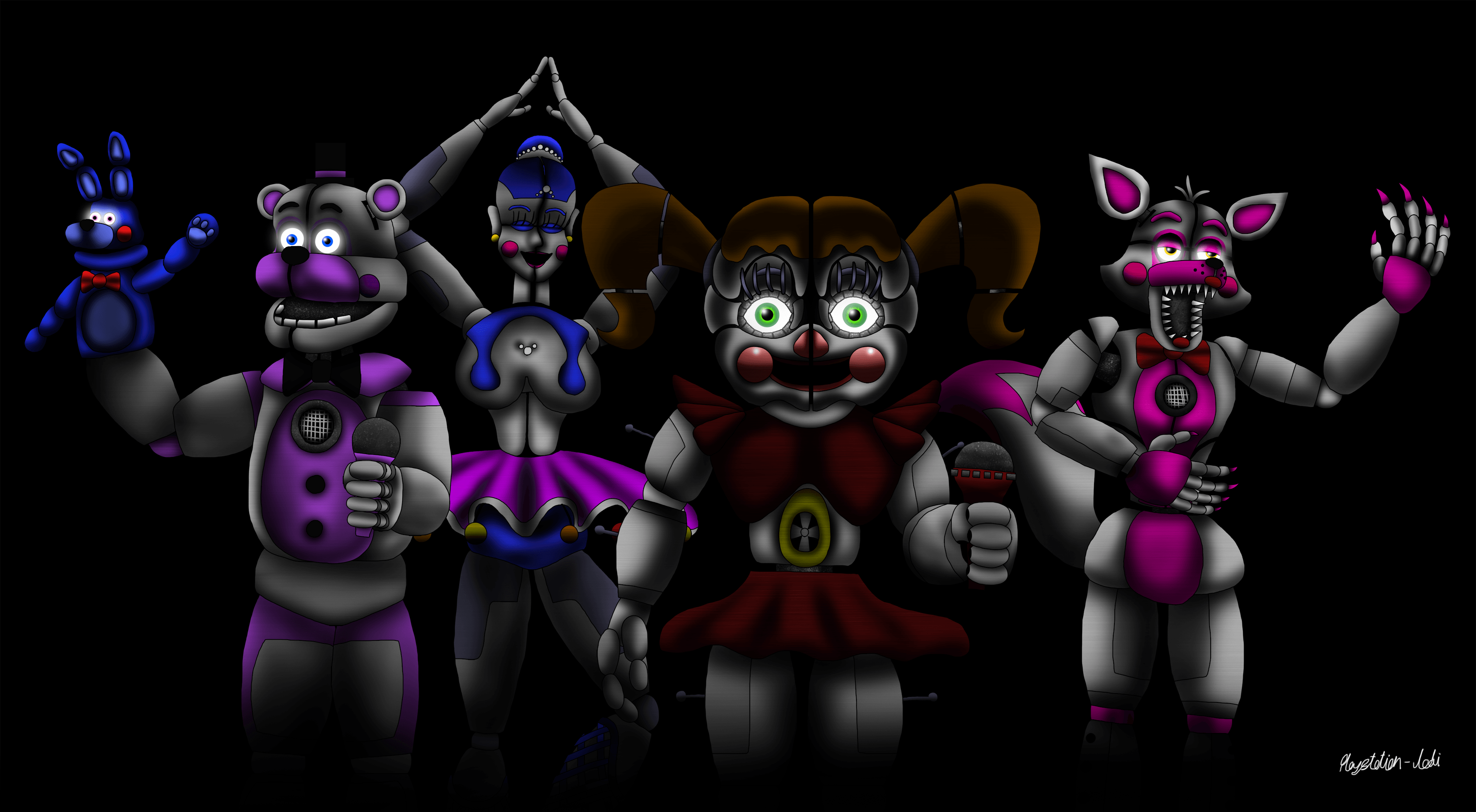 Sister Location Cute Fnaf Wallpaper