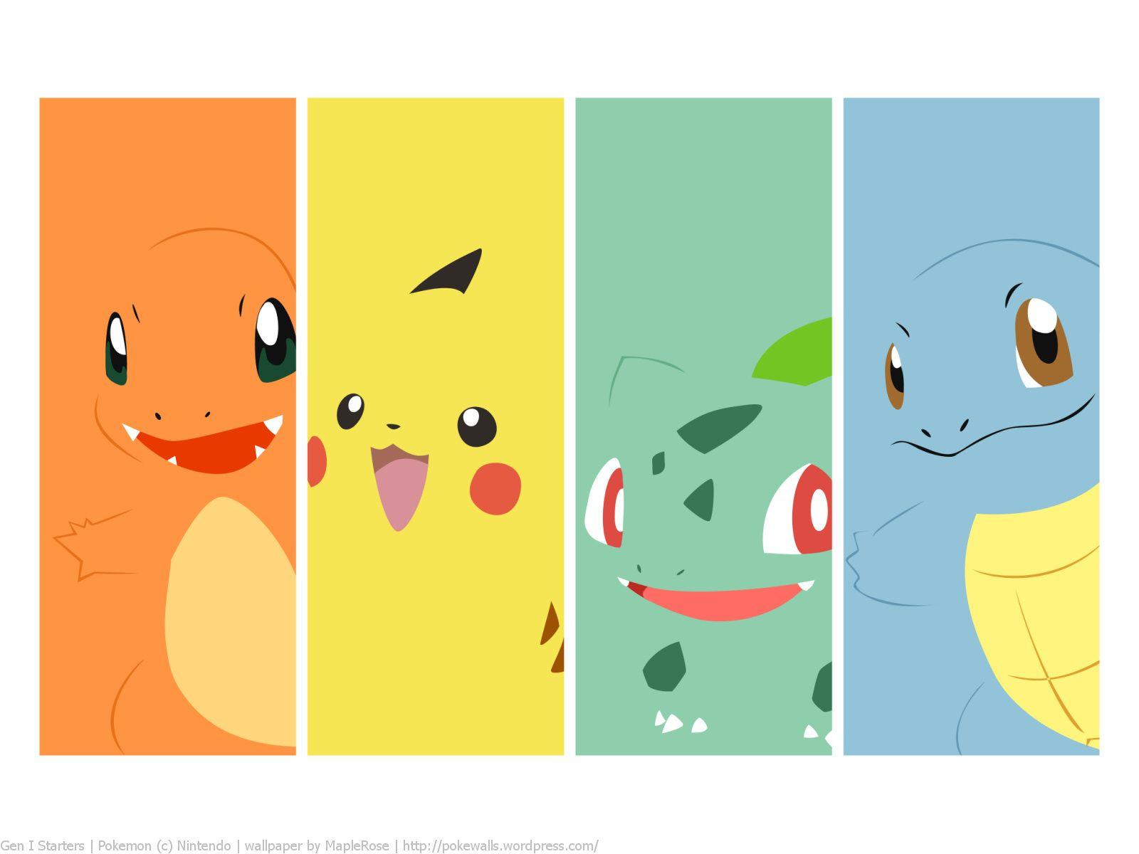 Pokemon Starters Wallpapers on WallpaperDog