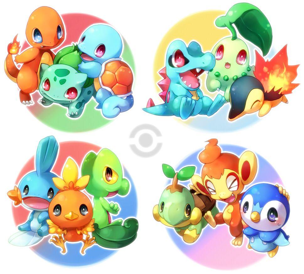 Pokemon Starters HD Wallpaper