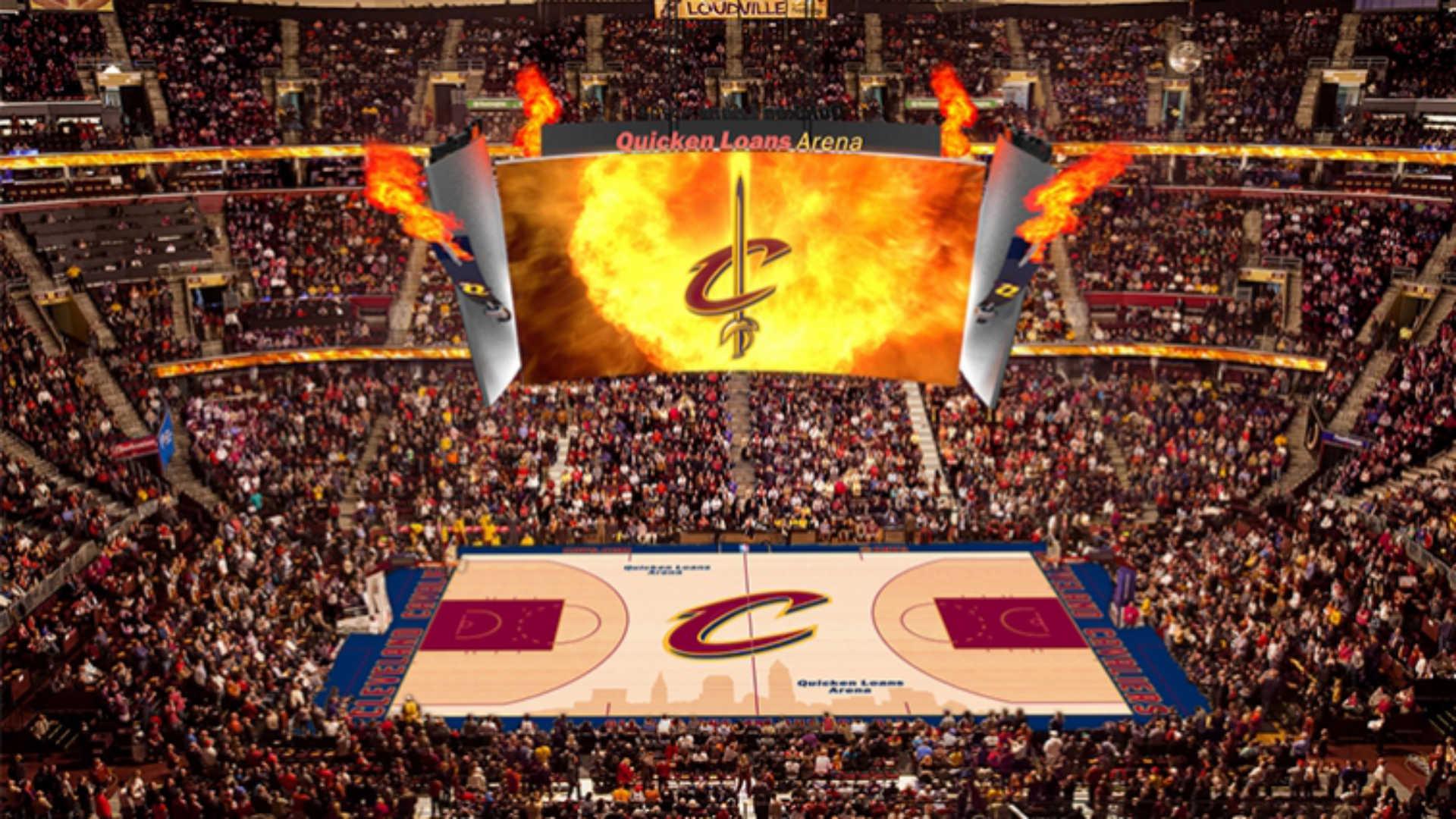 Cavaliers to unveil new fiery scoreboard in season opener. NBA
