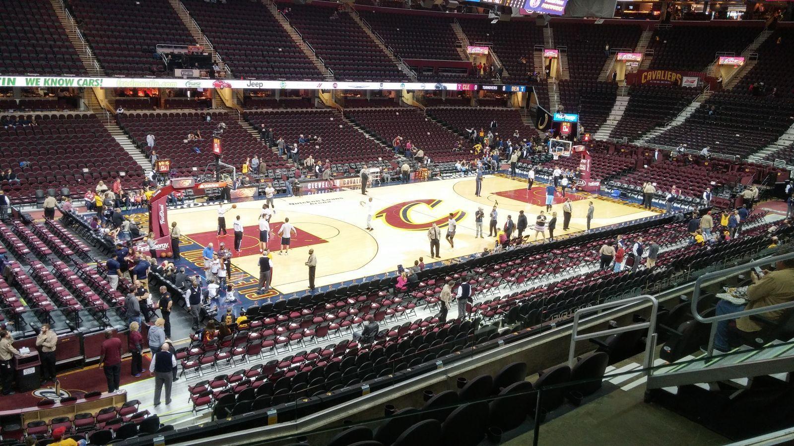 Quicken Loans Arena Section 106 Cavaliers