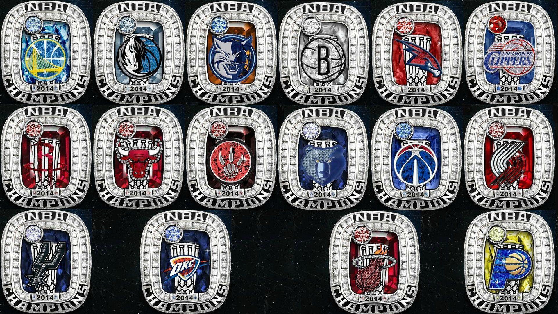 The NBA tweeted out 2014 championship rings for each team