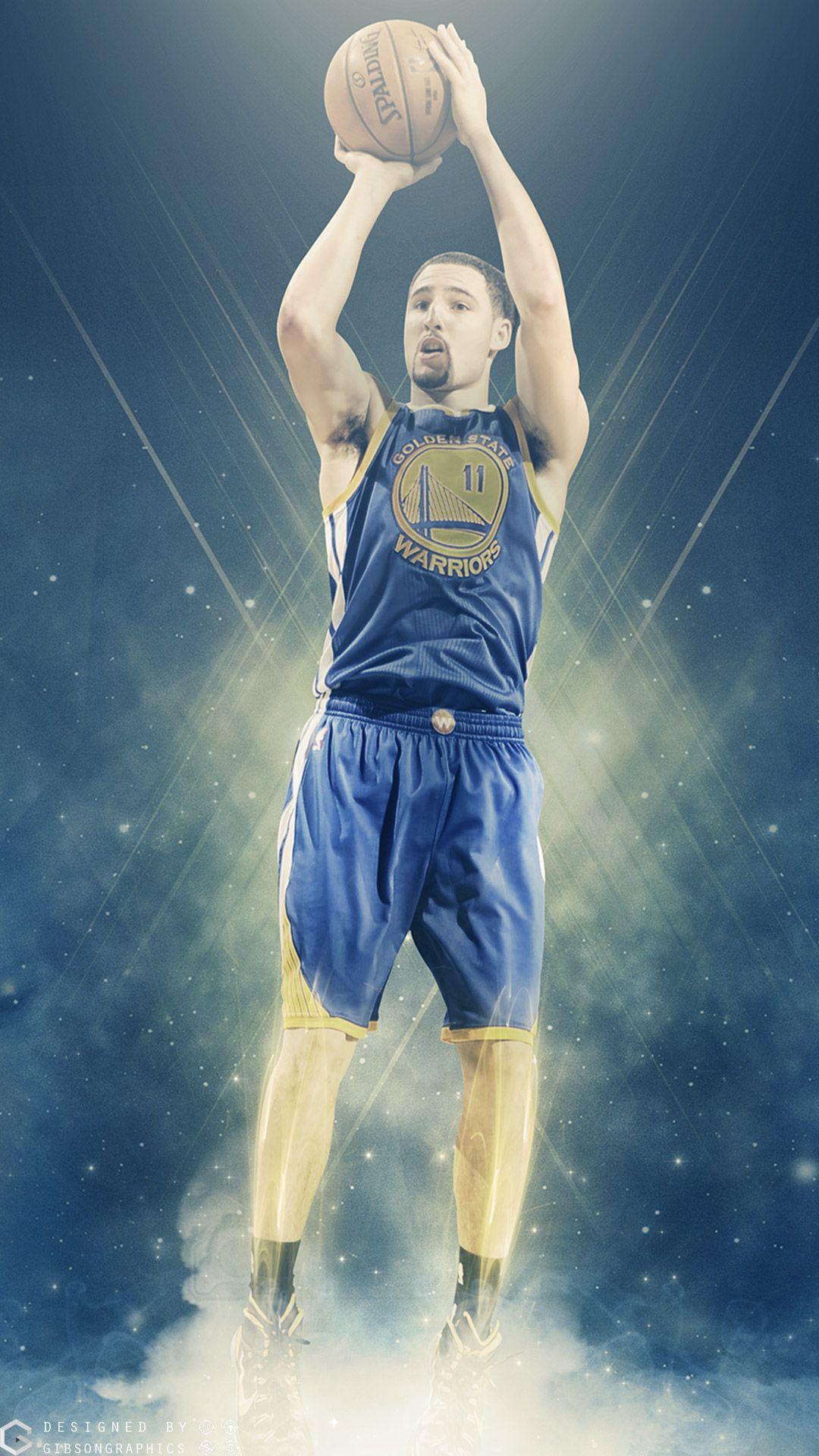 Klay Thompson Warriors Mobile Wallpaper. Basketball Wallpaper at
