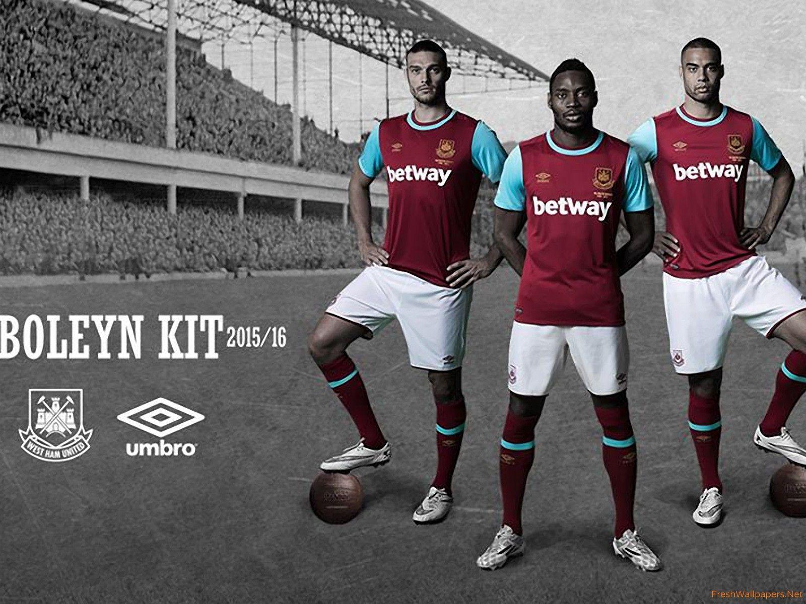 West Ham United Umbro The Boleyn Kit 2015 2016 Wallpaper