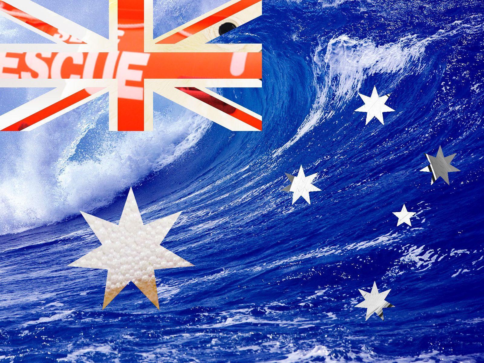 Australian Flag Photo Wallpaper