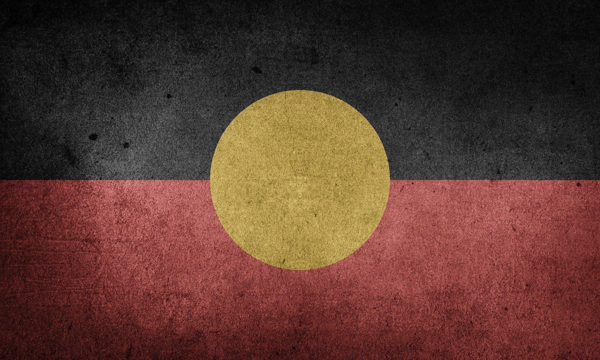 Australian Aboriginal Flag HD Wallpaper