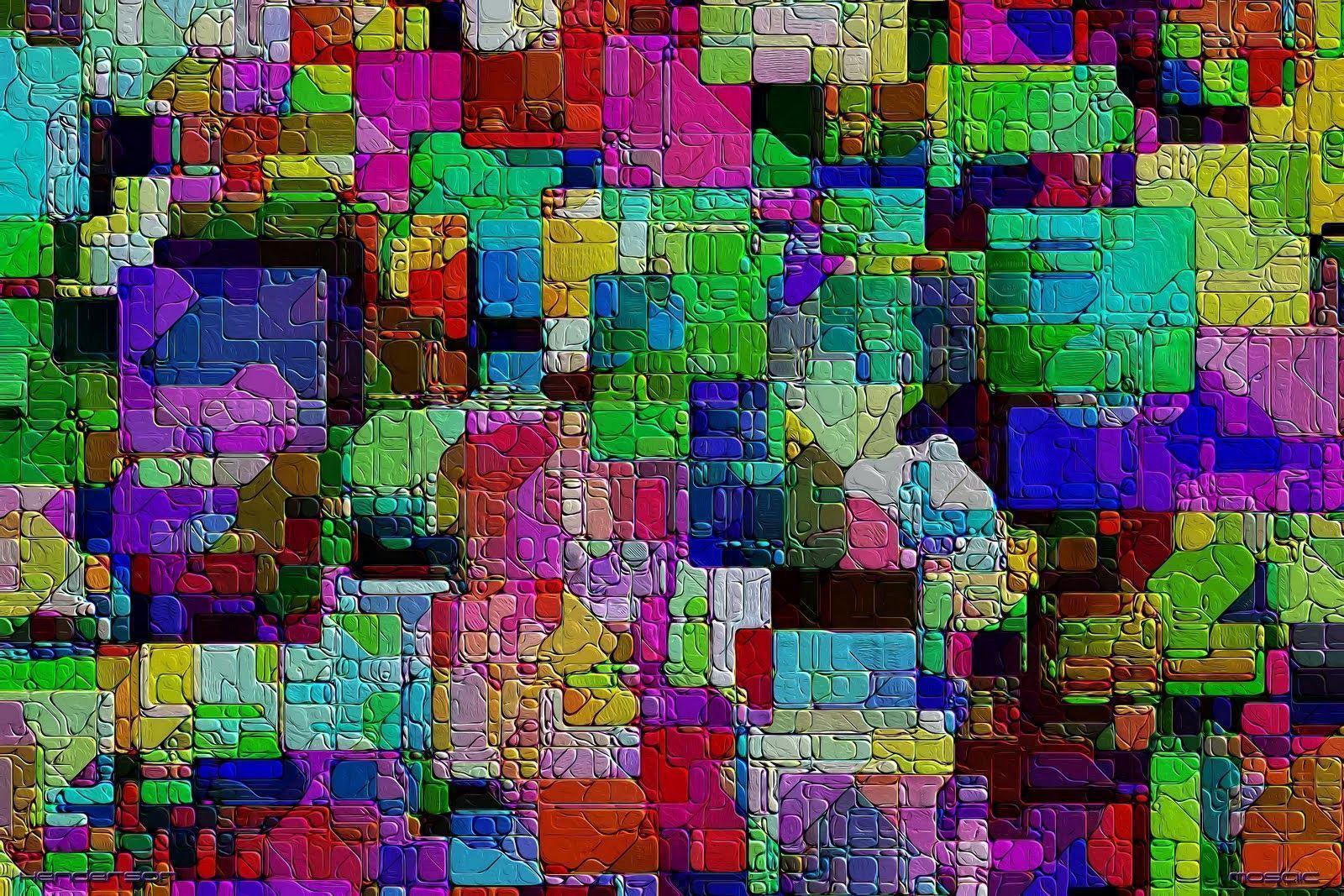Mosaic wallpaper for your mobile devices
