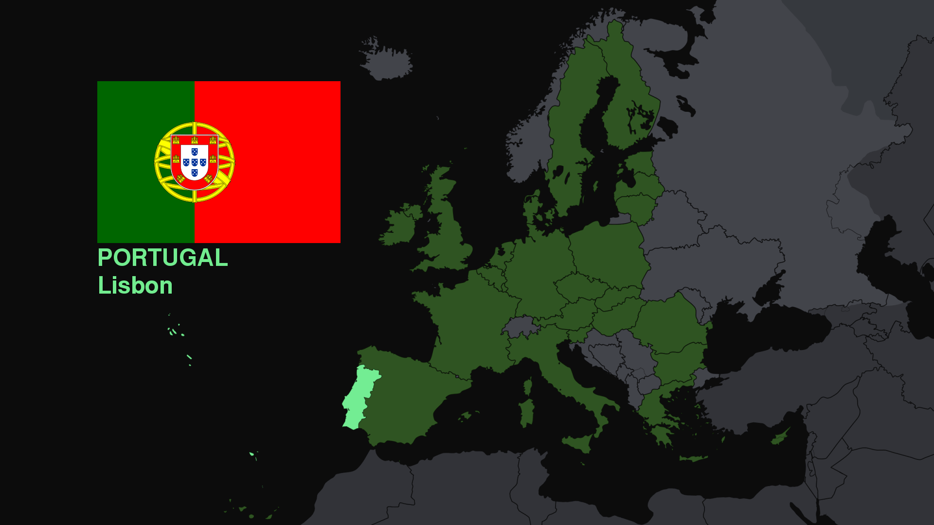 Portugul Football Team The Flag Of Portugal And Map HD