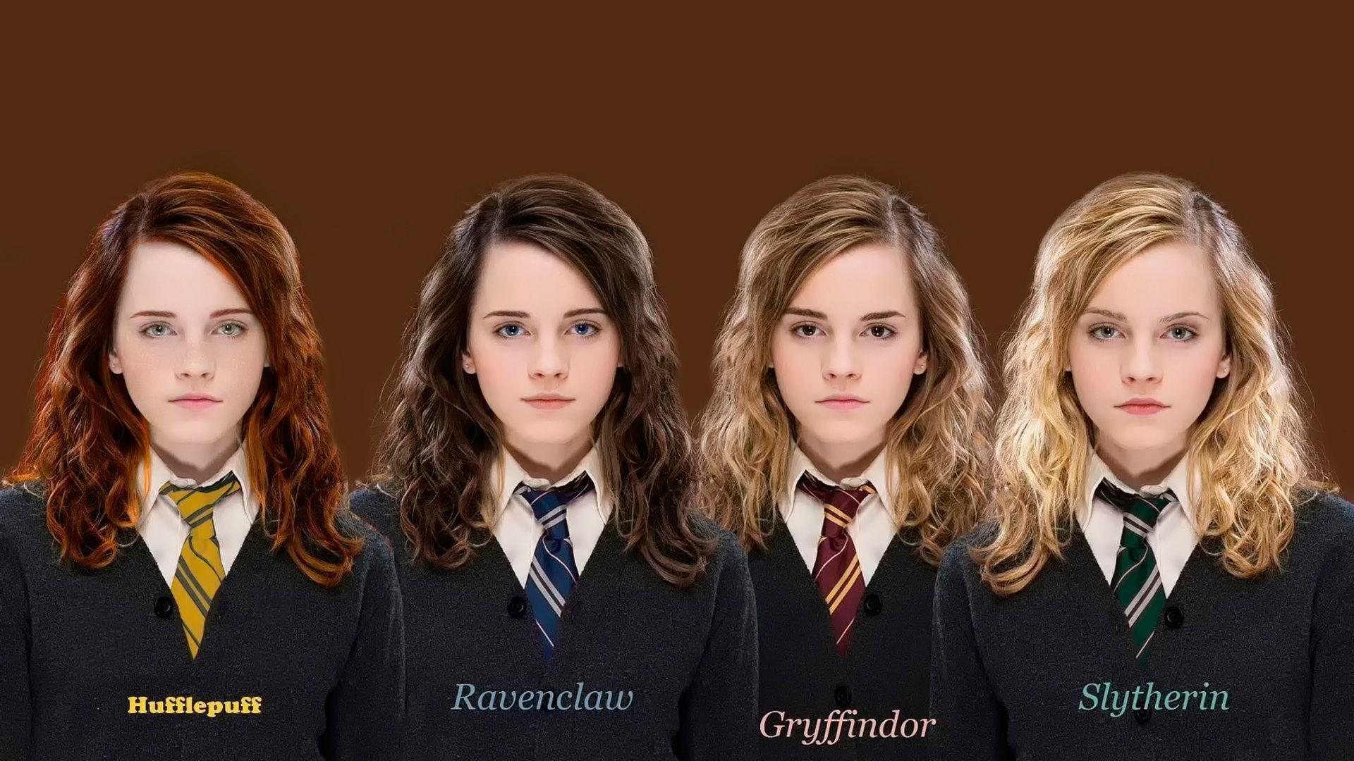 Download Wallpaper Emma Watson, Hermione, faculties, slytherin